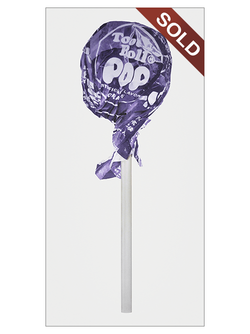 Grape Tootsie Pop No. 2 | Original Pop-Realism Drawing by Mike Pitzer