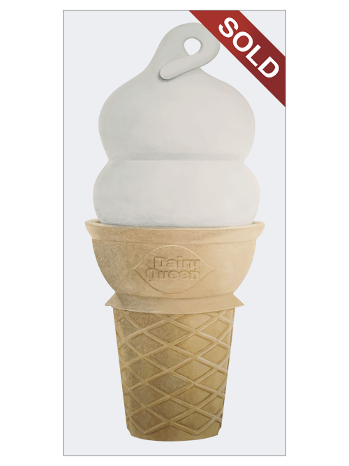 Dairy Queen Vanilla Cone No. 3 | Original Pop-Realism Drawing by Mike Pitzer