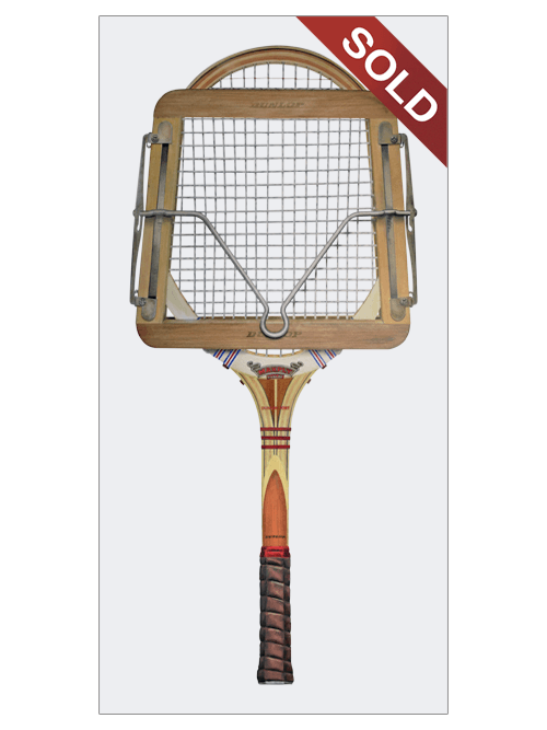 Dunlop Maxply Fort Tennis Racquet | Original Pop-Realism Drawing by Mike Pitzer