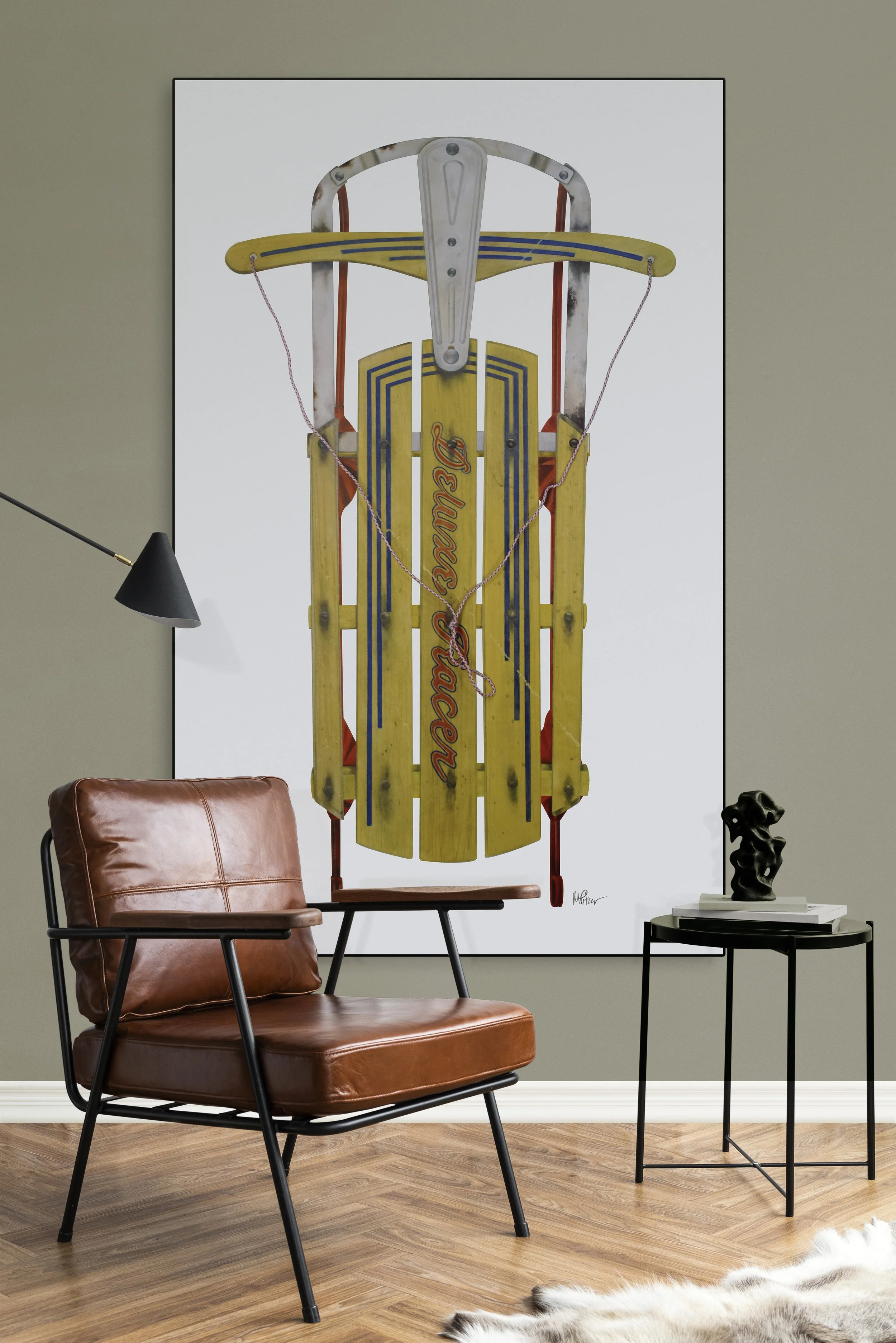 Vintage Deluxe Racer Sled, No.10