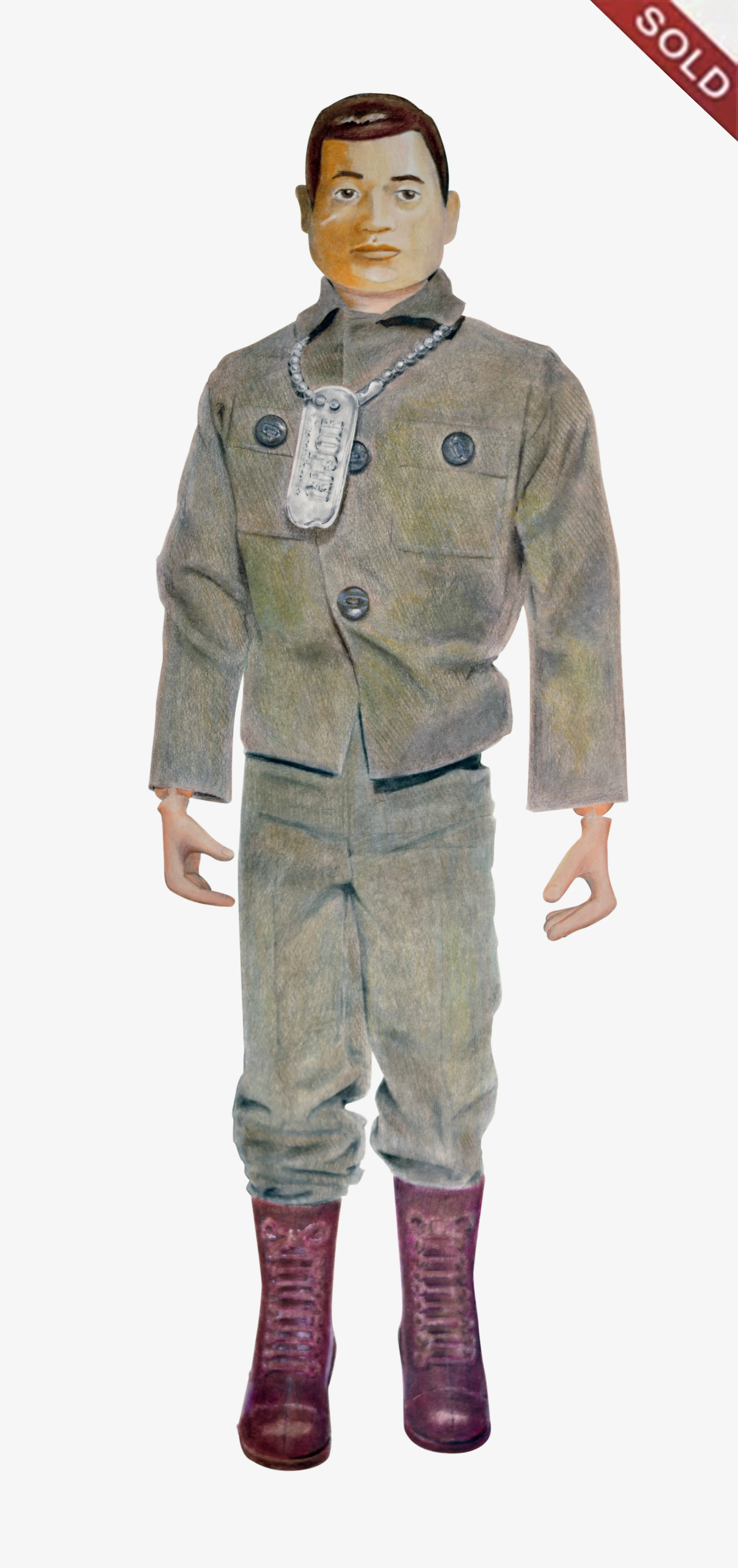 Vintage G.I. Joe - 16.5" W x 35" T - Purchased on Pop-Realism.com