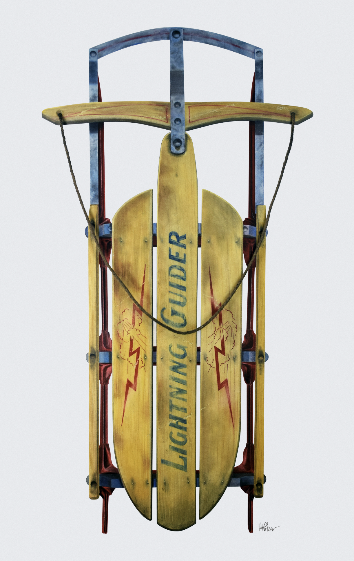 Vintage Lightening Guider Sled