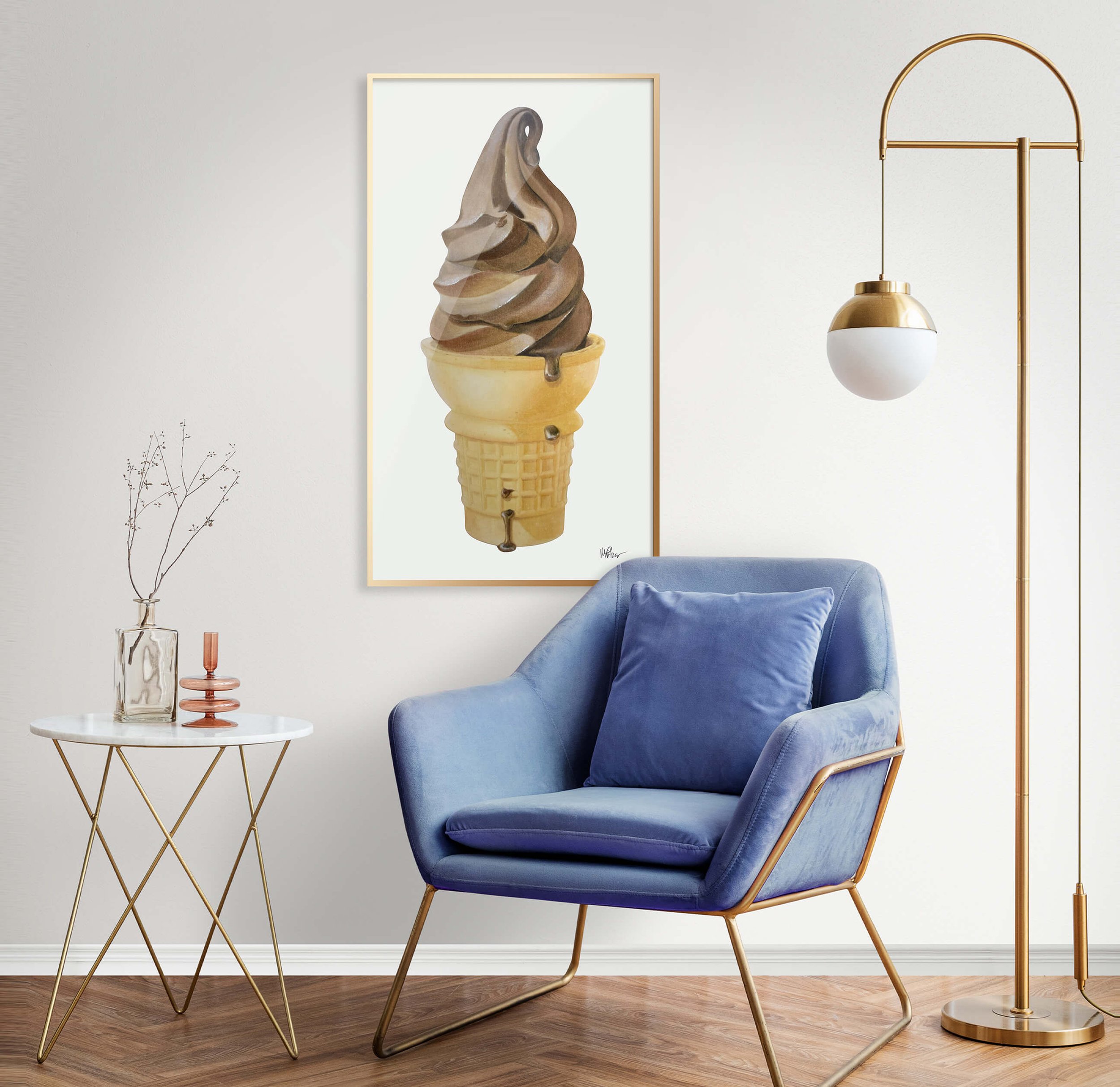 Chocolate Ice Cream Cone No.1