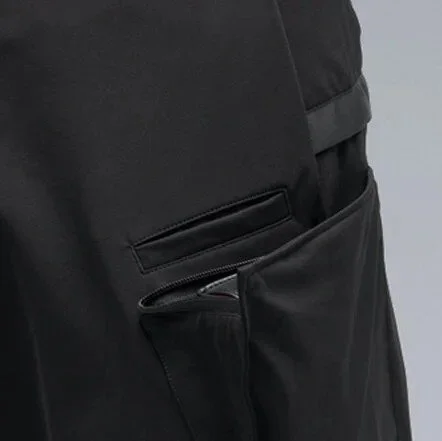 miệng túi cargo song song miệng túi điện thoại song song webbing