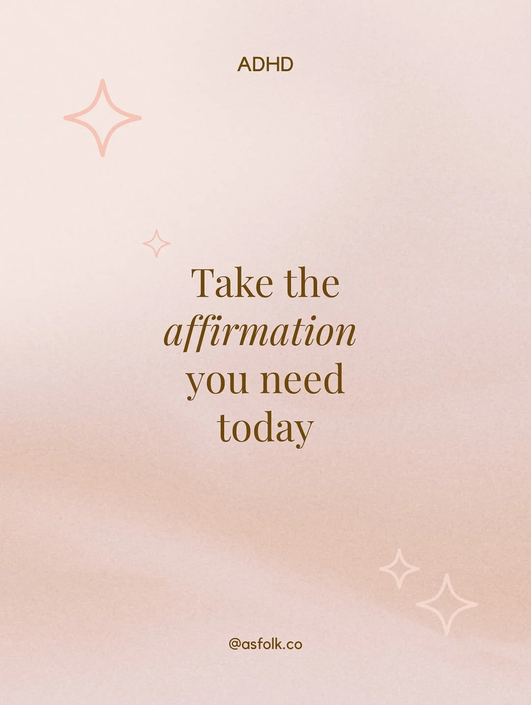 Living with ADHD can feel tidal, like constant waves of chaos and clarity 🌊 Some days flow with energy and focus, others feel heavy and scattered - and that&rsquo;s okay! 

These affirmations are for the moments you forget your brain isn&rsquo;t bro