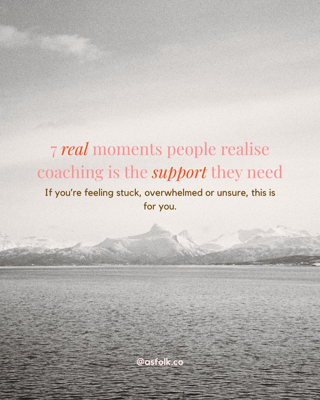 Often the thoughts and feelings like these aren&rsquo;t random. They are early signs that something in your life is no longer aligned. A quiet signal that you&rsquo;re drifting from your own needs, values, passion or sense of purpose.

If you recogni