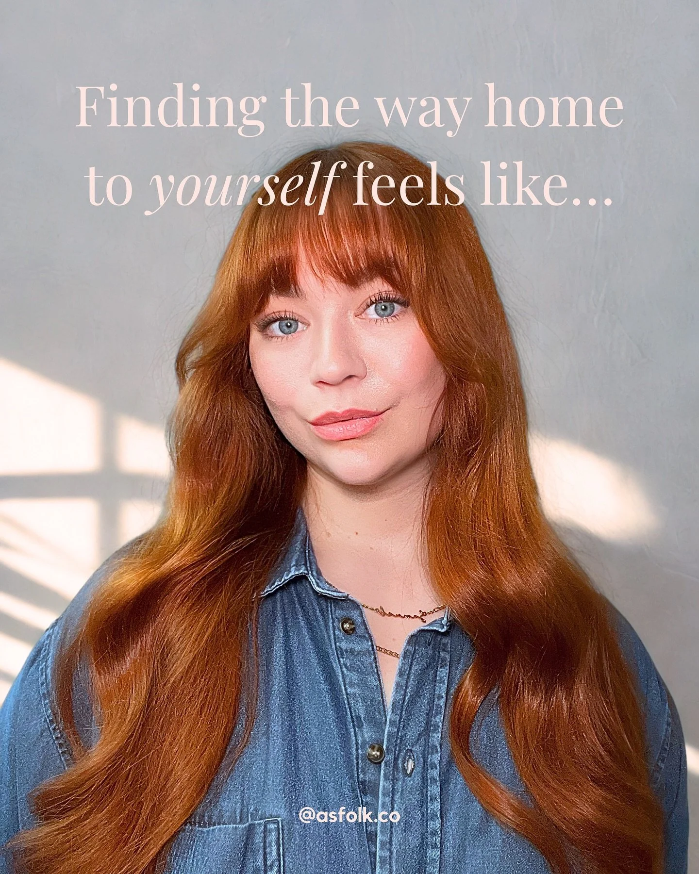 What does coming home to yourself actually feel like?

For many people, it&rsquo;s not a dramatic moment or a big life change. It&rsquo;s quieter than that.
It feels like exhaling after holding things together for a long time. Like your body softenin