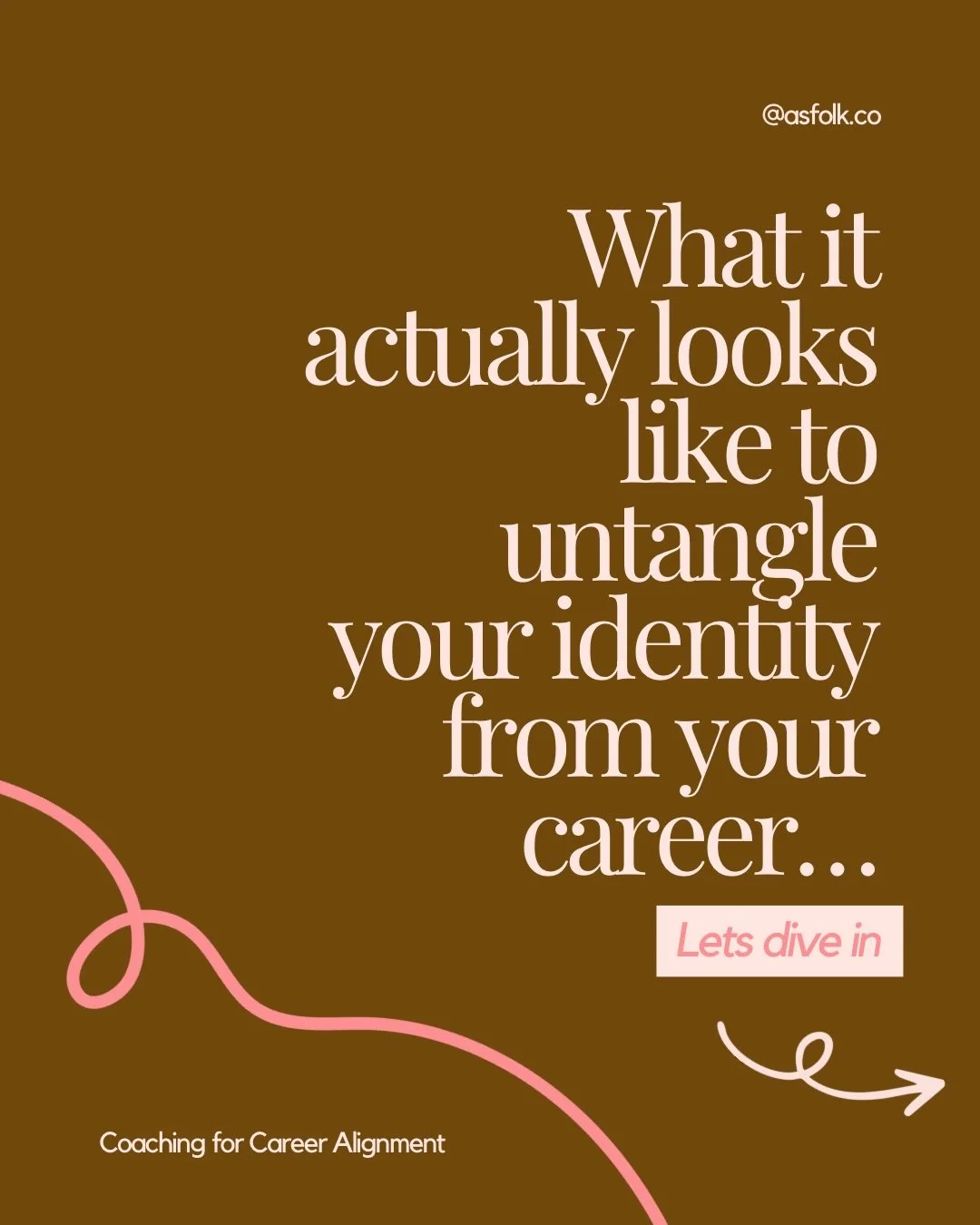 If you gave everything to your career in your twenties and now, in your thirties, you&rsquo;re not sure who you are without it - swipe to see what&rsquo;s actually on the other side ✨

Making the change only became possible for me once I stopped aski