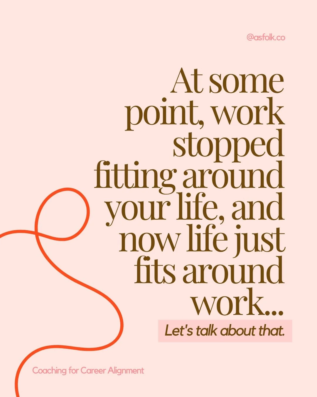 If work is the one thing consistently draining you, this one&rsquo;s worth a swipe ✨

Because the answer probably isn&rsquo;t that you need to be better at managing your time, or that a slightly less stressful job would fix it. What it&rsquo;s usuall