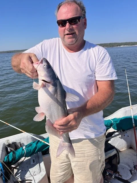 Brian caught a big one, love to see those fish from Grand Lake!