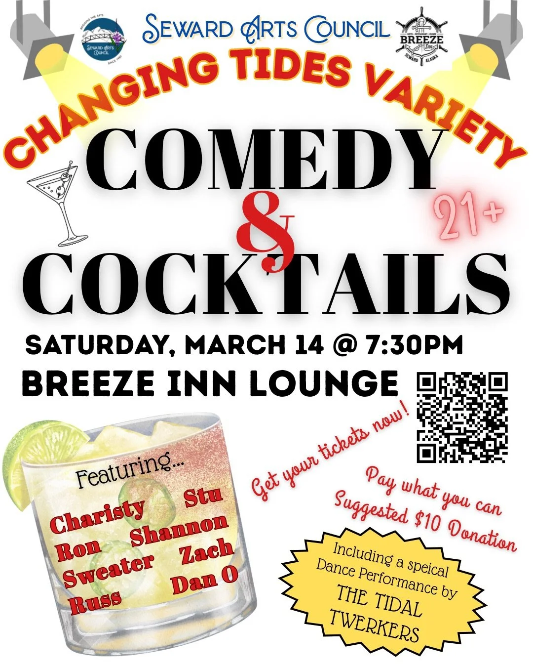 Changing Tides Comedy & Cocktails 