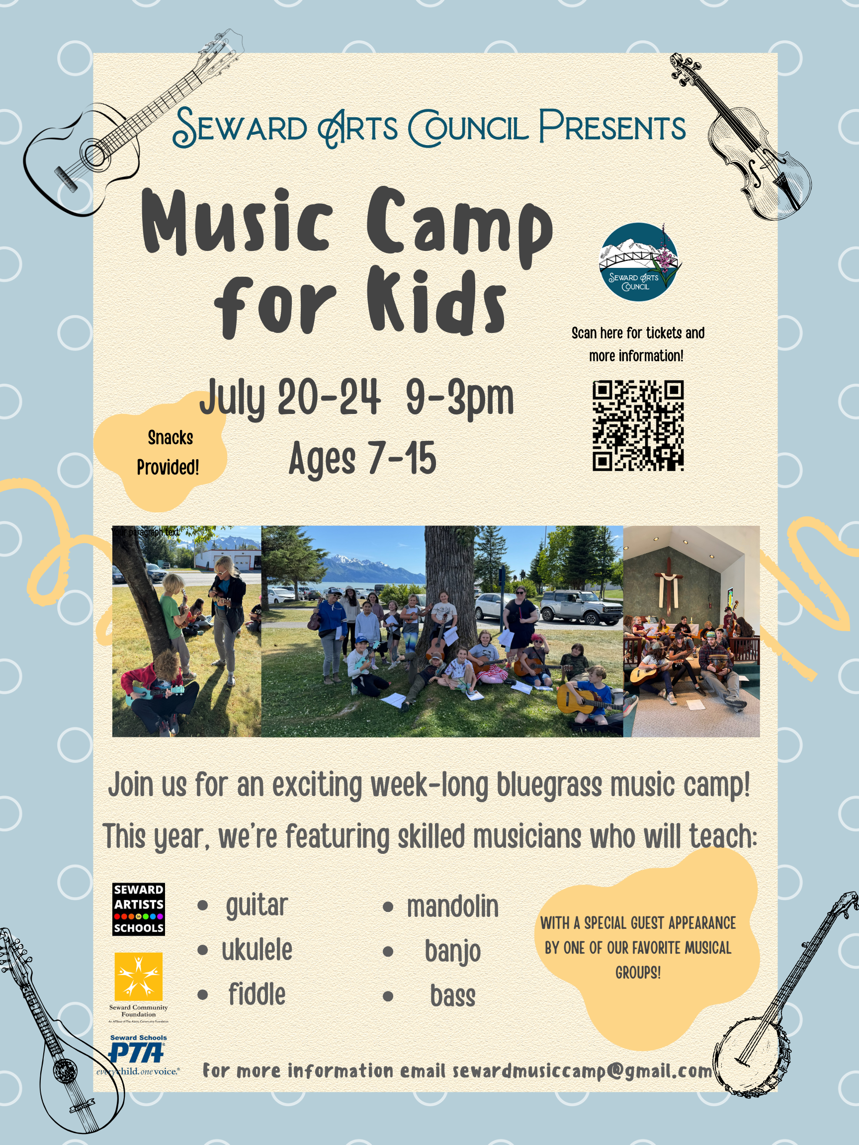 Seward Artists In Schools Summer Music Camp