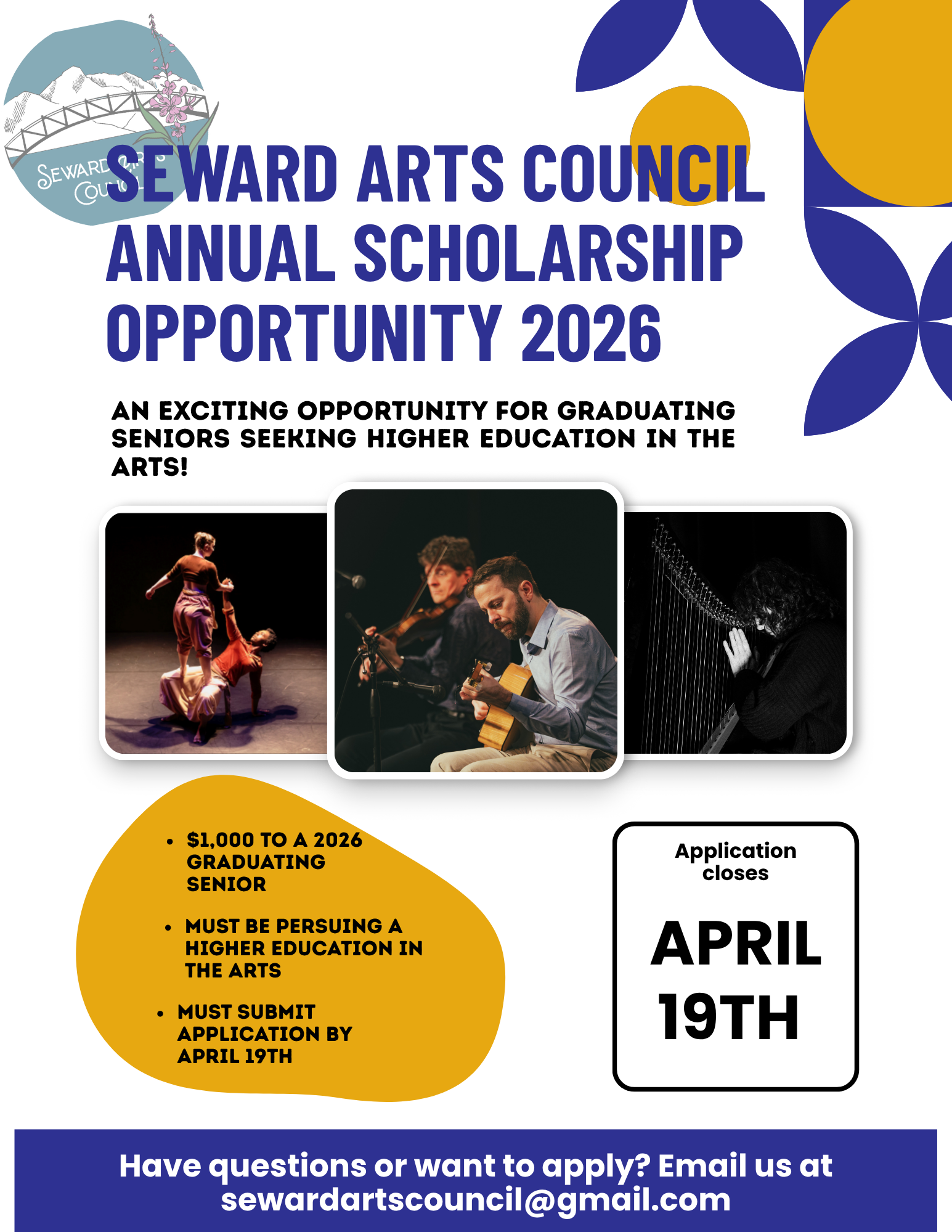 SAC Student Scholarship Application Deadline is April 19th, 2026
