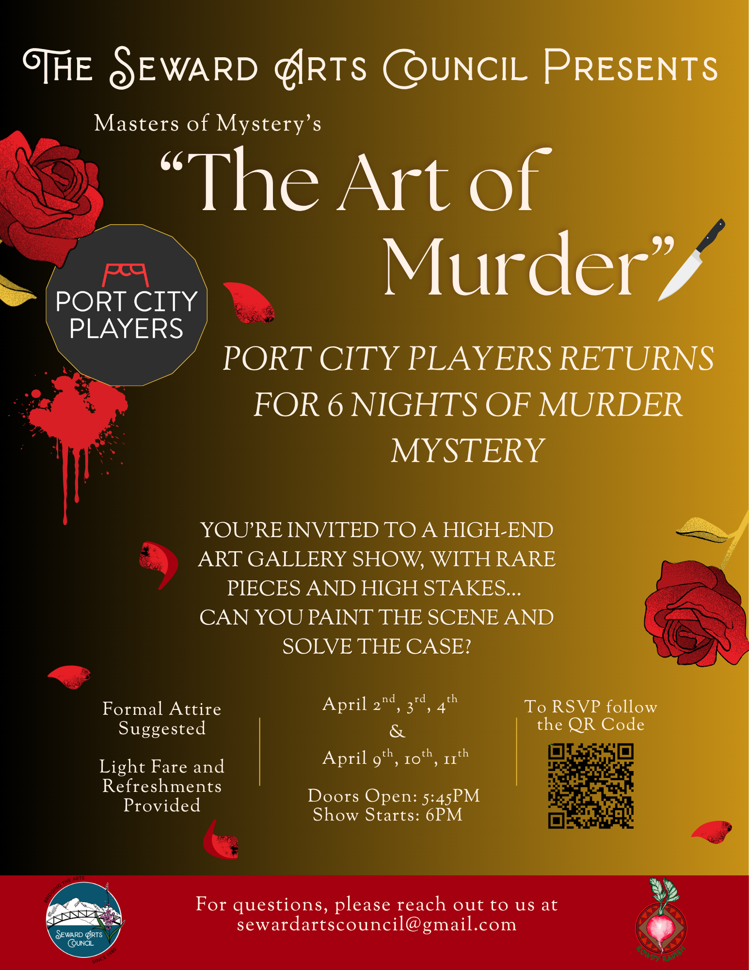 Port City Players Present “The Art of Murder” 
