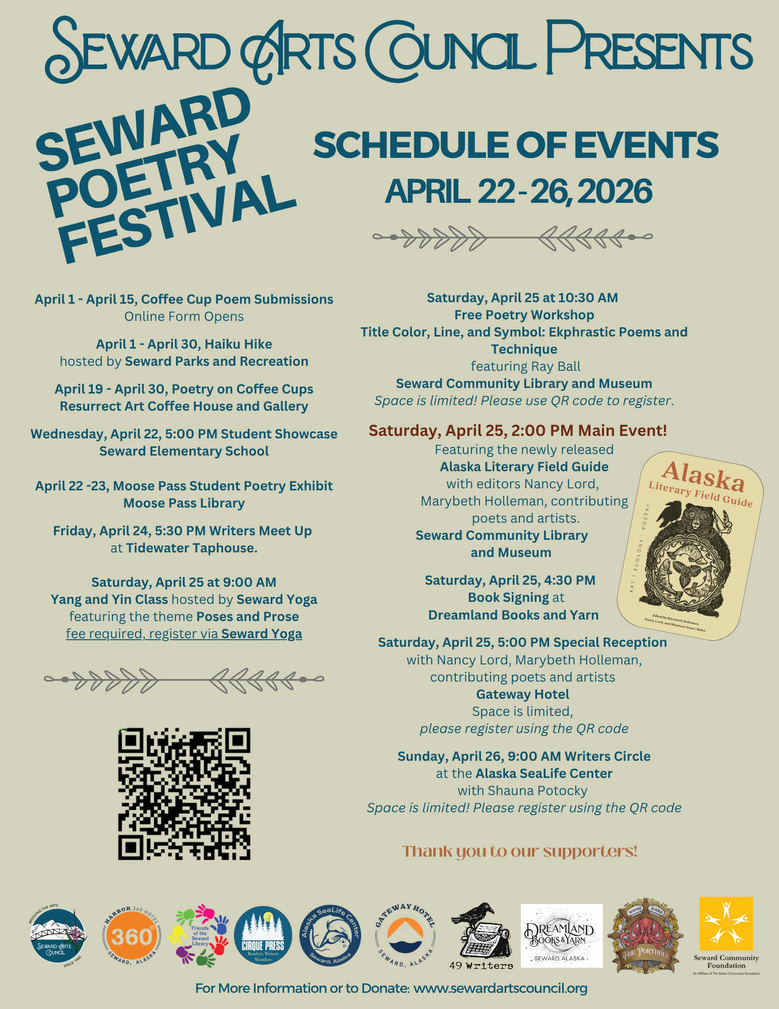 Seward Poetry Festival - Day 1