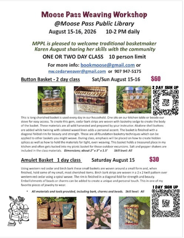 Moose Pass Weaving Workshop 