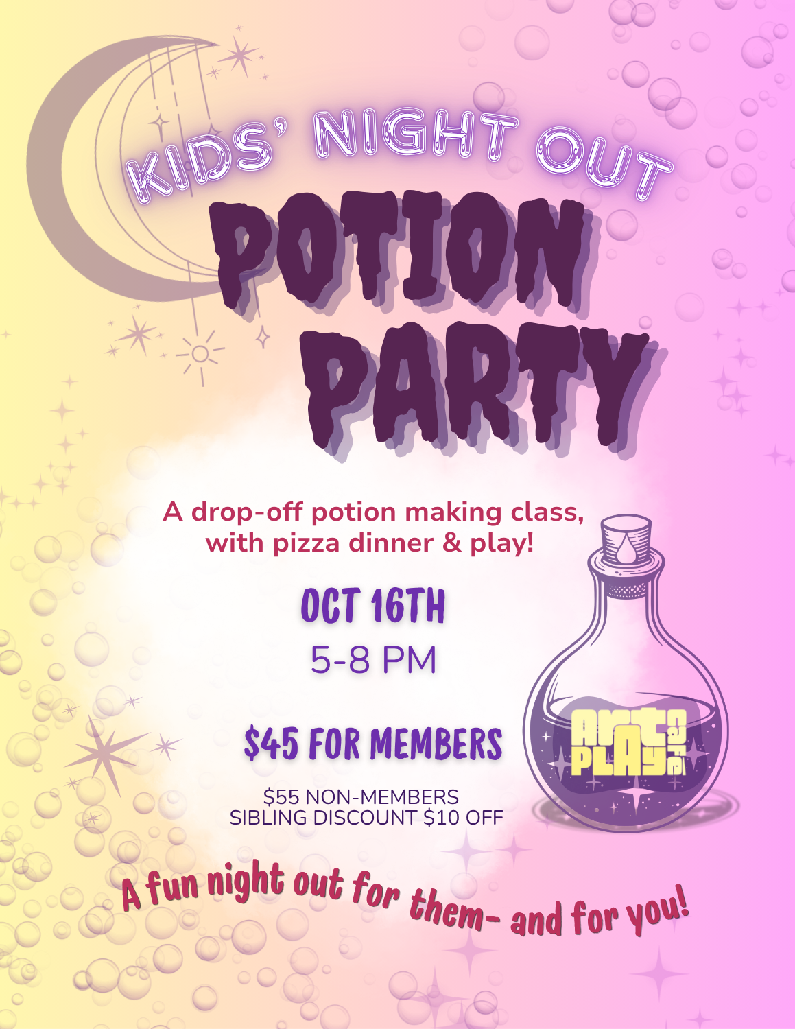Kid's Night Out: Potions Party