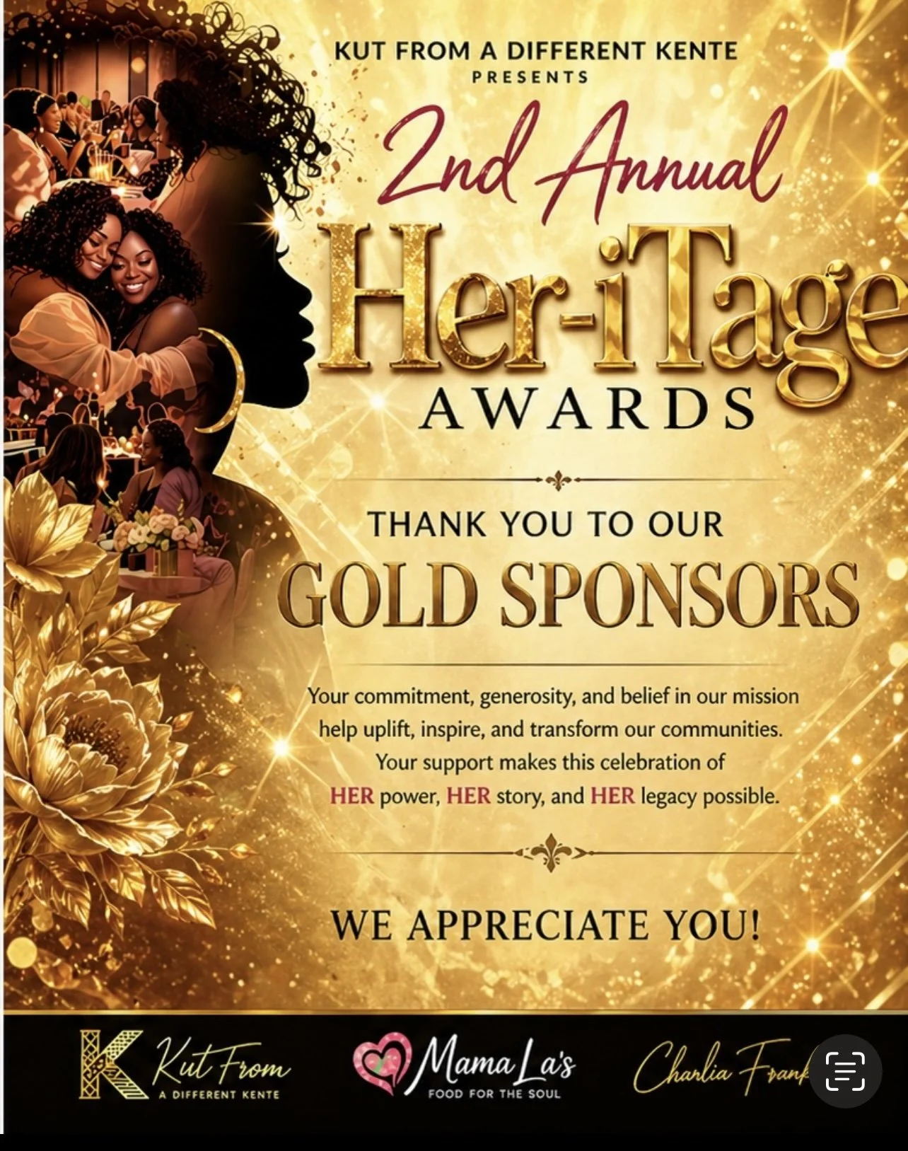 2026 2nd Annual Her-iTage Awards  GOLD SPONSOR