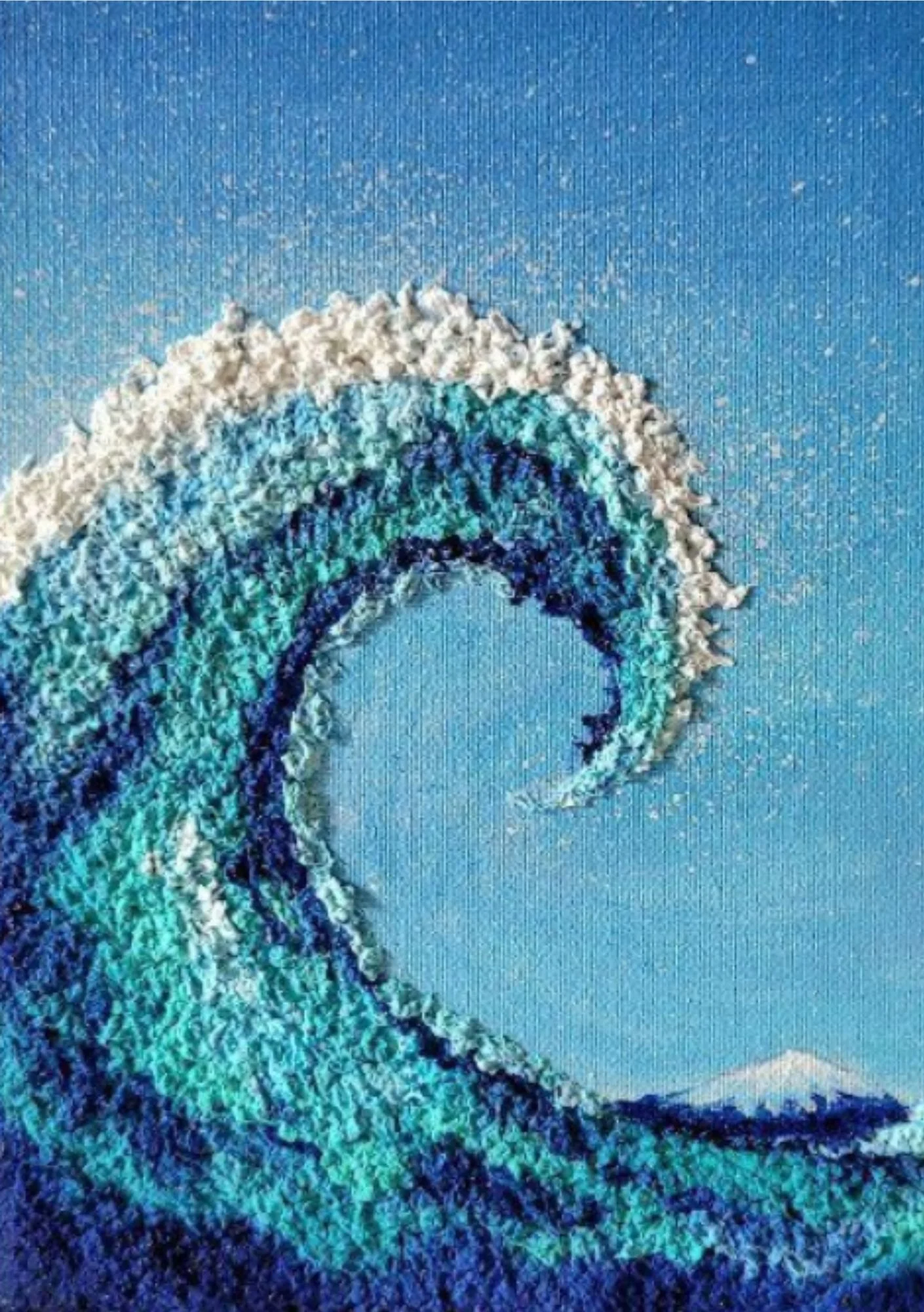 Wednesday 8th April "Design and Create your own Textured Painting"