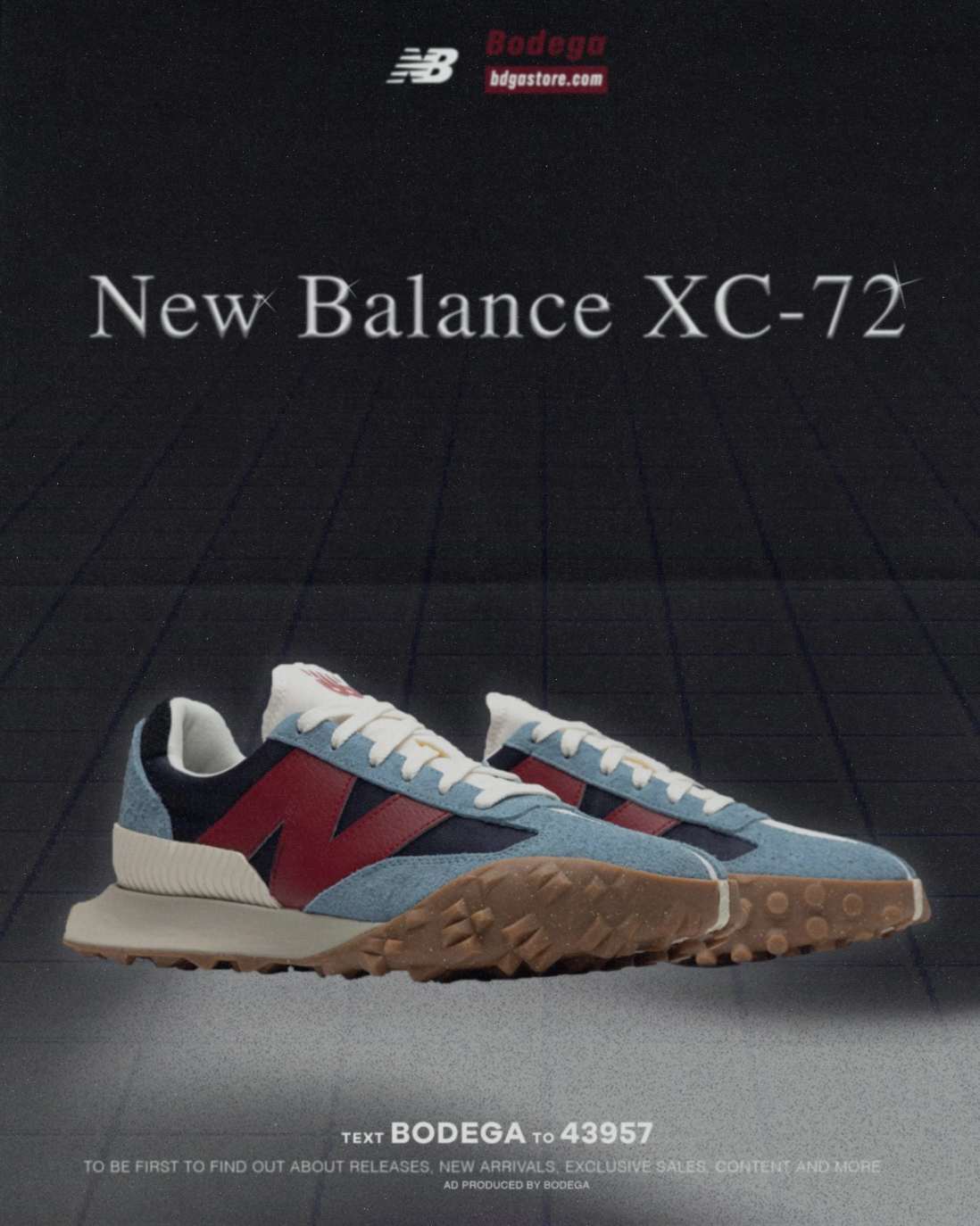Bodega x New Balance XC-72 Marketing Asset