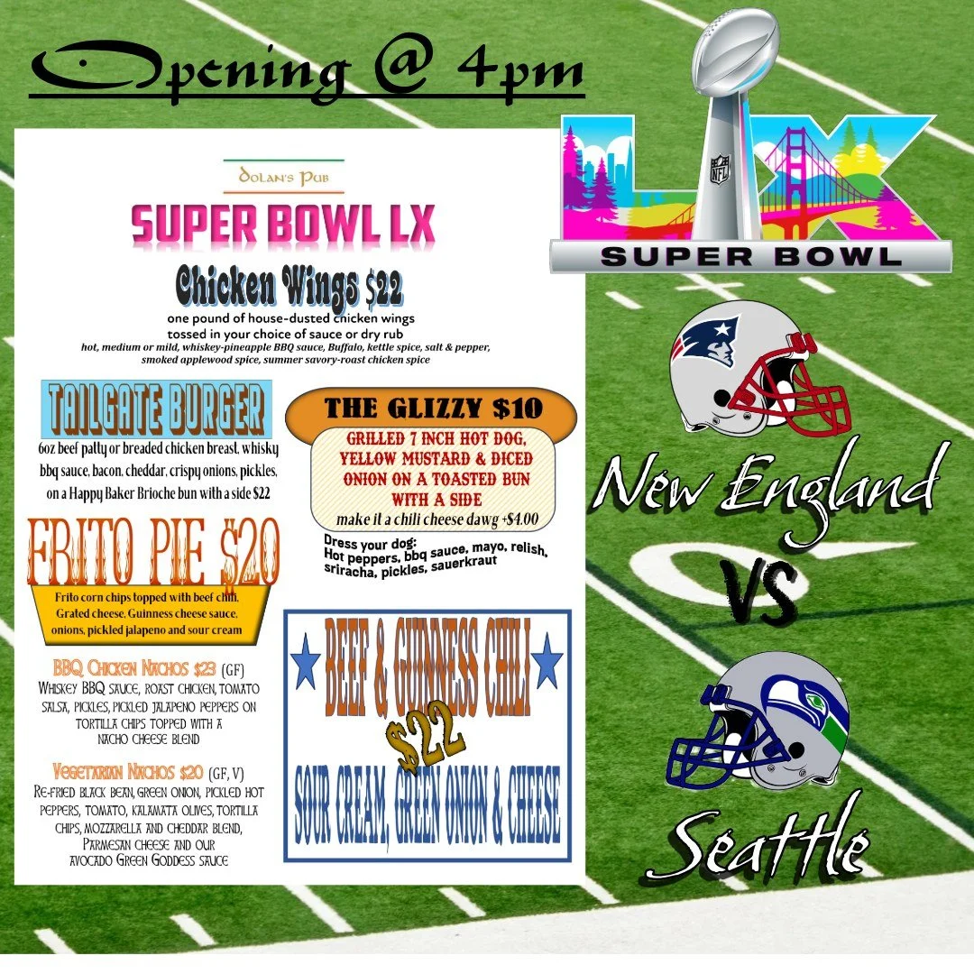 Superbowl Sunday - Doors @ 4pm!