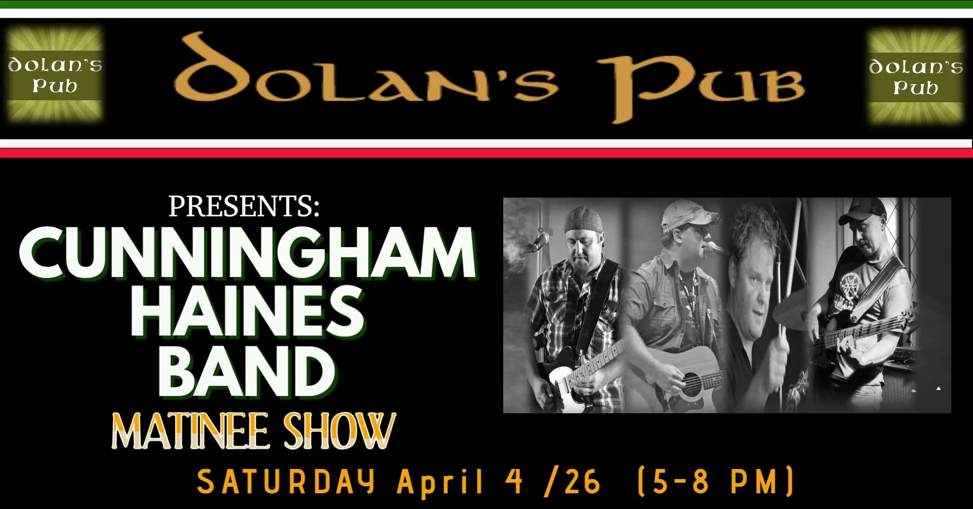 Cunningham Hains Band (FREE SHOW)