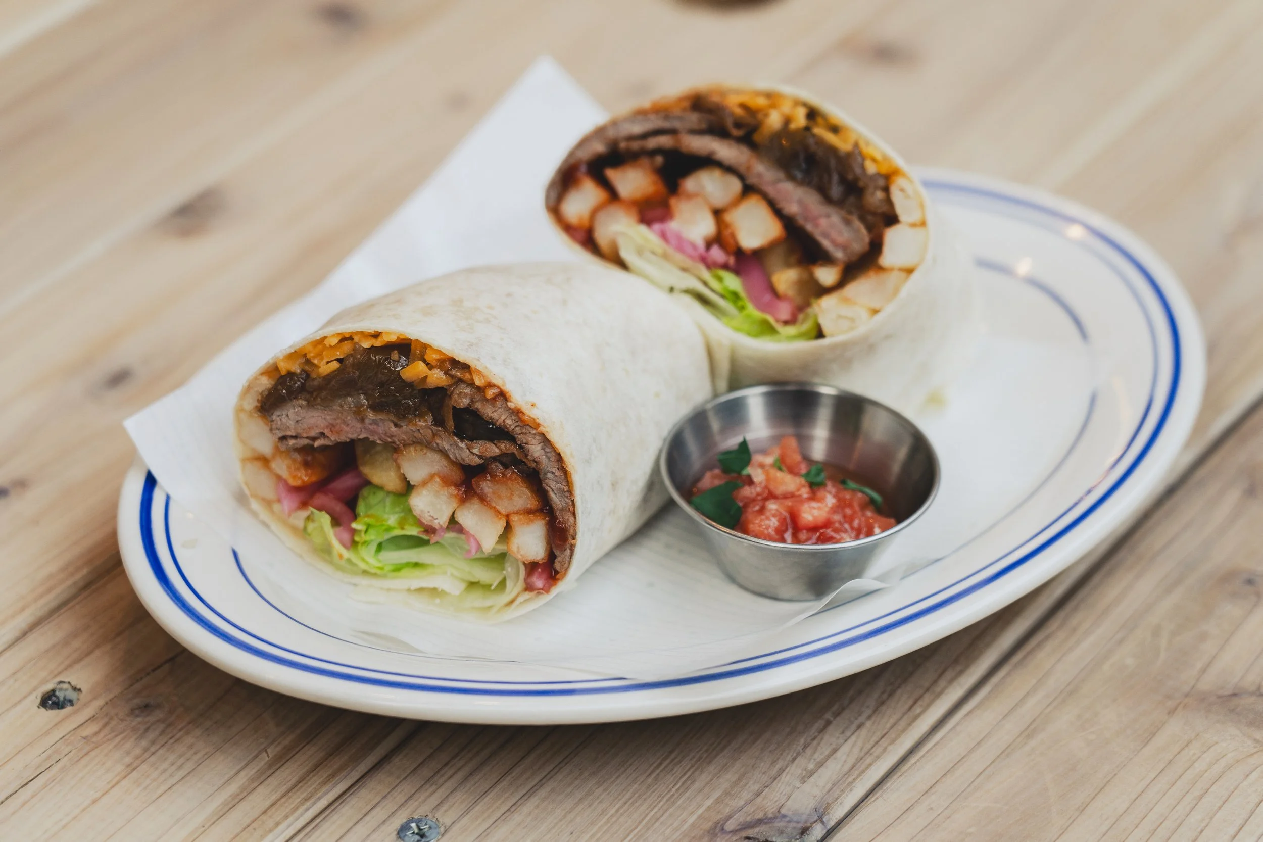 Wagyu beef, potatoes,  craft BBQ sauce