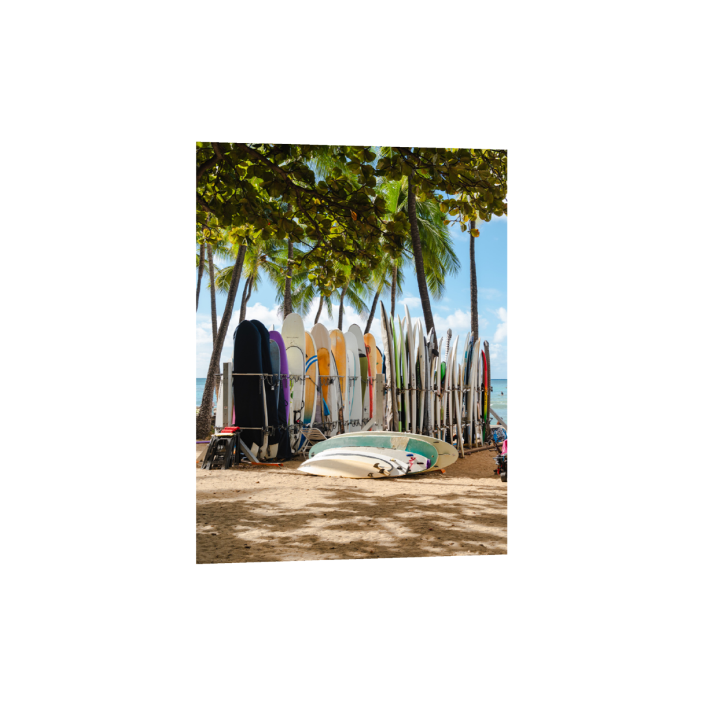 Surfboard Wall Art from Hawaii