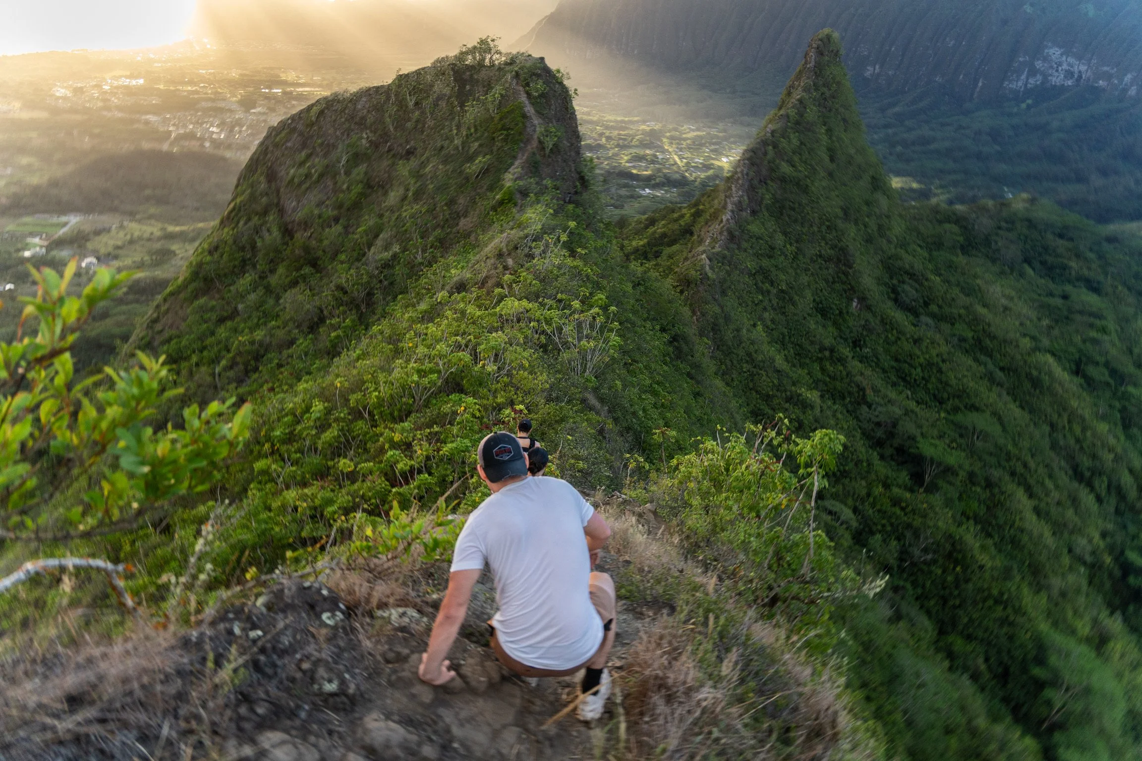Mt. Olomana Trail Hike - Oahu Hawaii