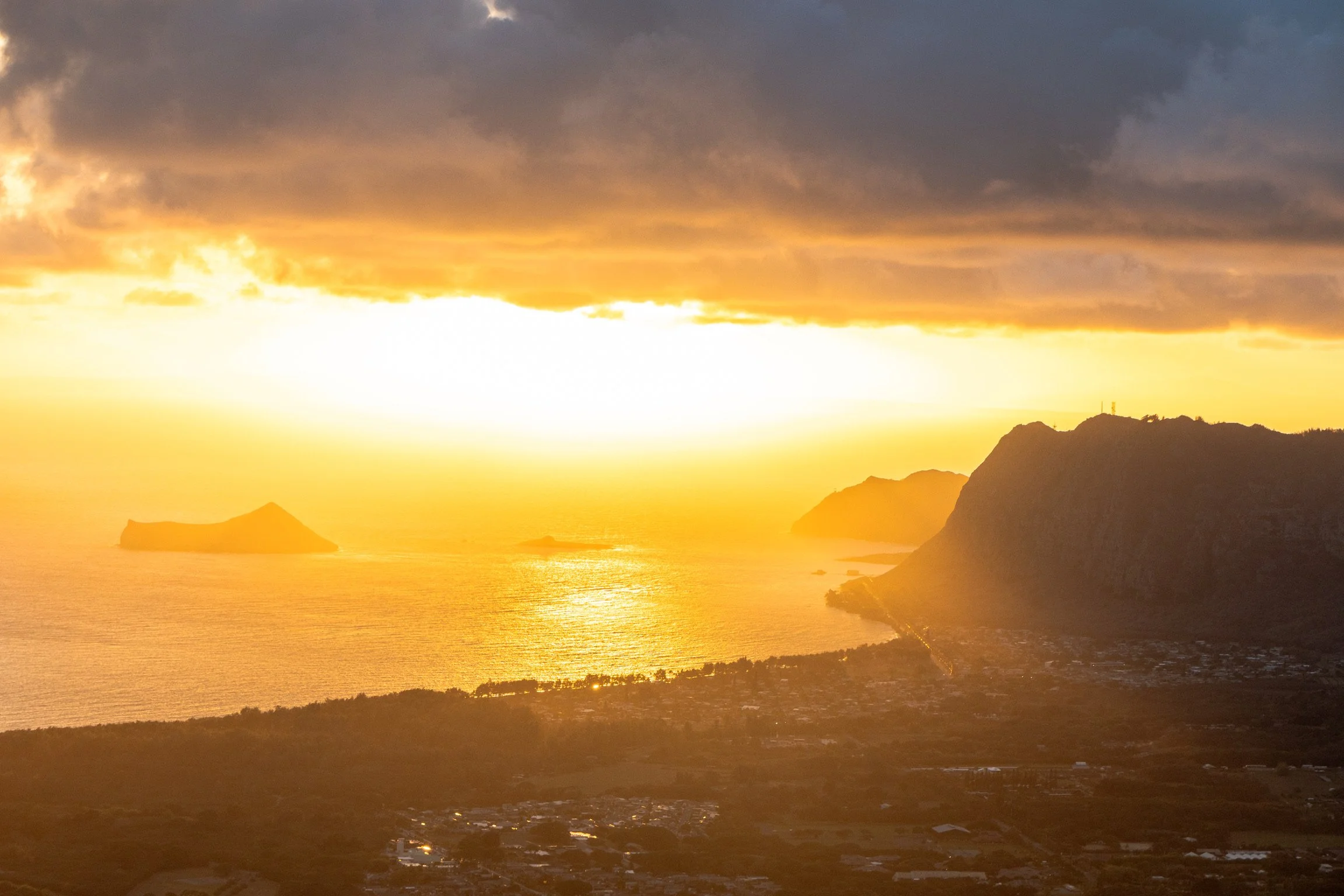 Mt. Olomana Trail at Sunrise