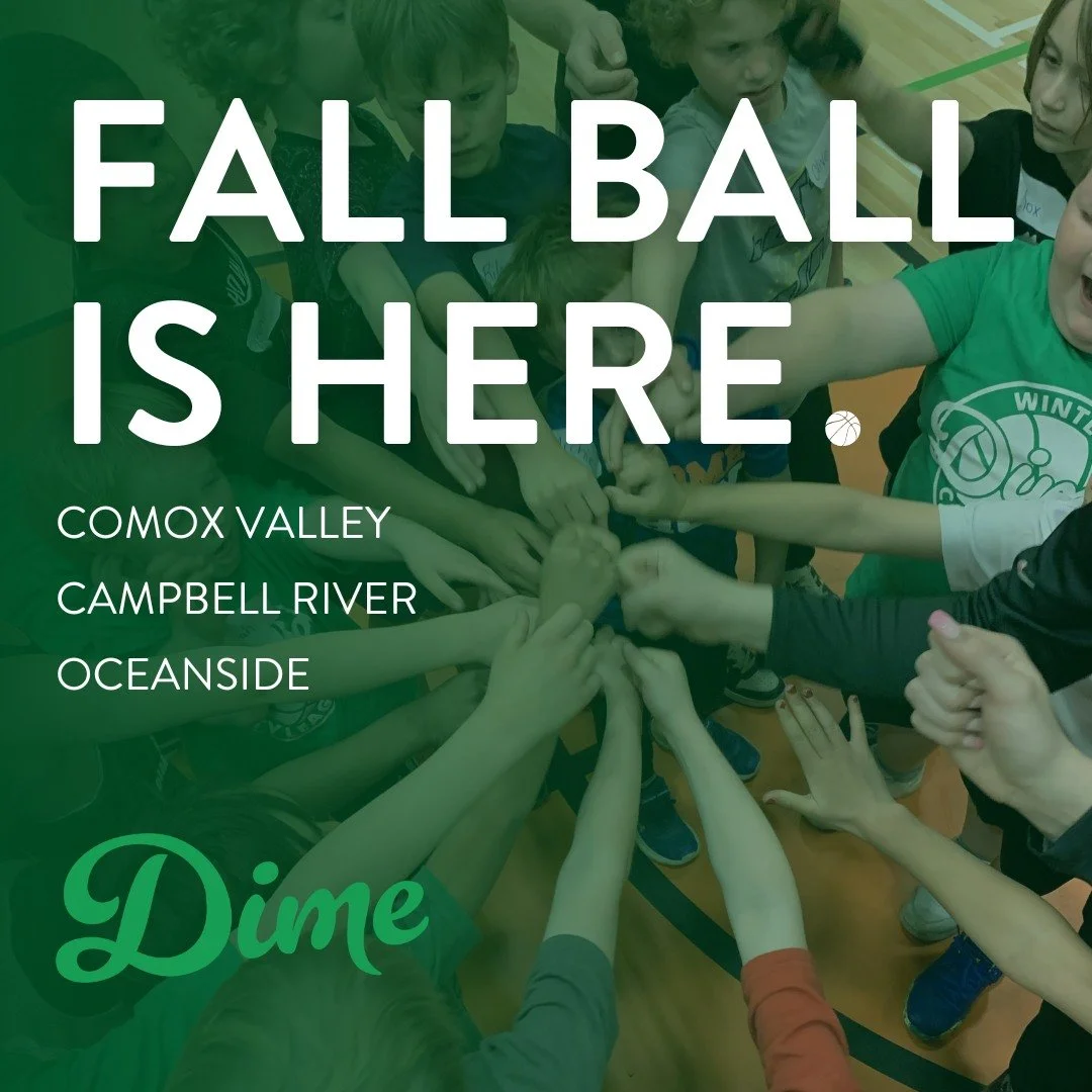 FALL BALL is here! 👀🏀📣 Swipe for programs...

Now the biggest basketball Academy on Vancouver Island, Dime Basketball is excited to bring you programs across 4 geographical regions; now broken into recreational and competitive streams to fit all a