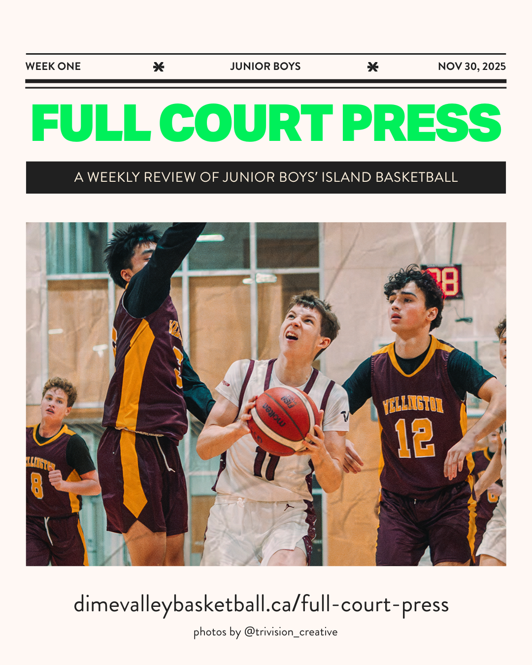 Tip off thoughts… vI jr boys up for grabs! the excitement that led to the blog…