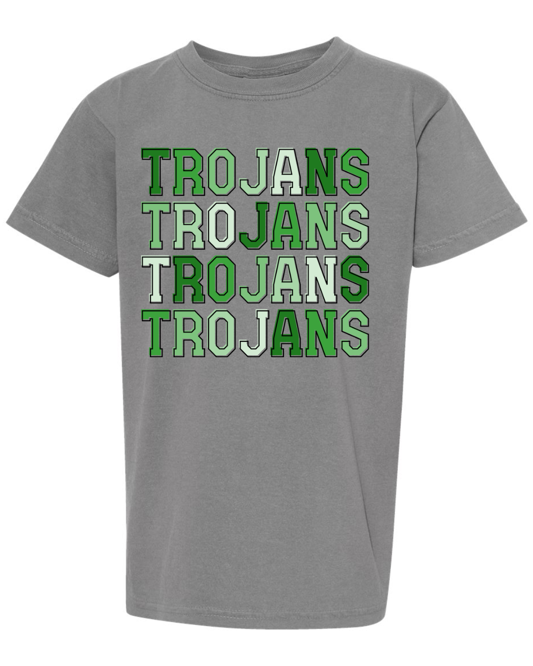 North Hall Trojans Stacked Spirit Tee