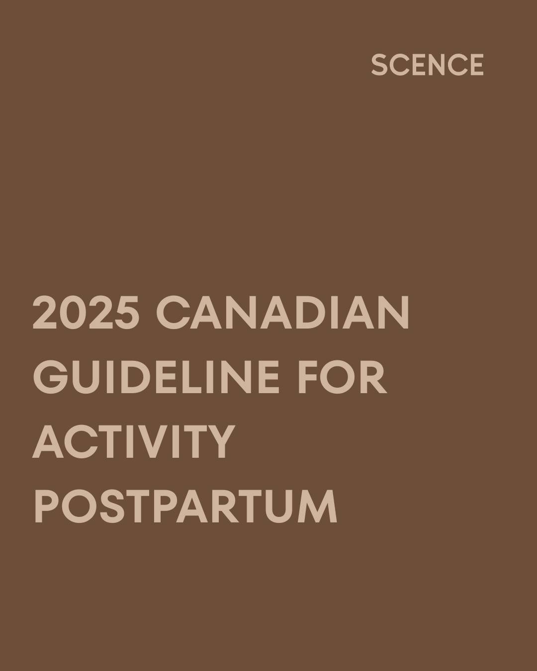 The latest guidelines on postpartum exercise have just dropped 🔥🙌🧘&zwj;♀️🏋️&zwj;♀️⛹️&zwj;♀️

We acknowledge there are very real barriers to exercising and moving your body after birth&mdash;like access to childcare, disrupted sleep, healing, and 