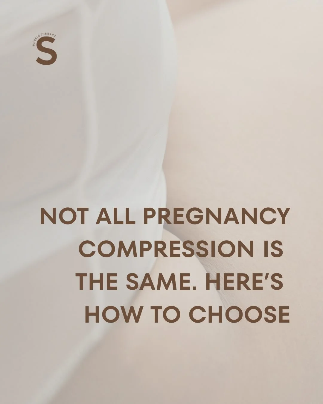 Supportive garments can make a HUGE difference during pregnancy and postpartum, but choosing the right type matters.

Not all compression is designed to support the areas that need it most. The pelvic floor and abdominal muscles are under constant an