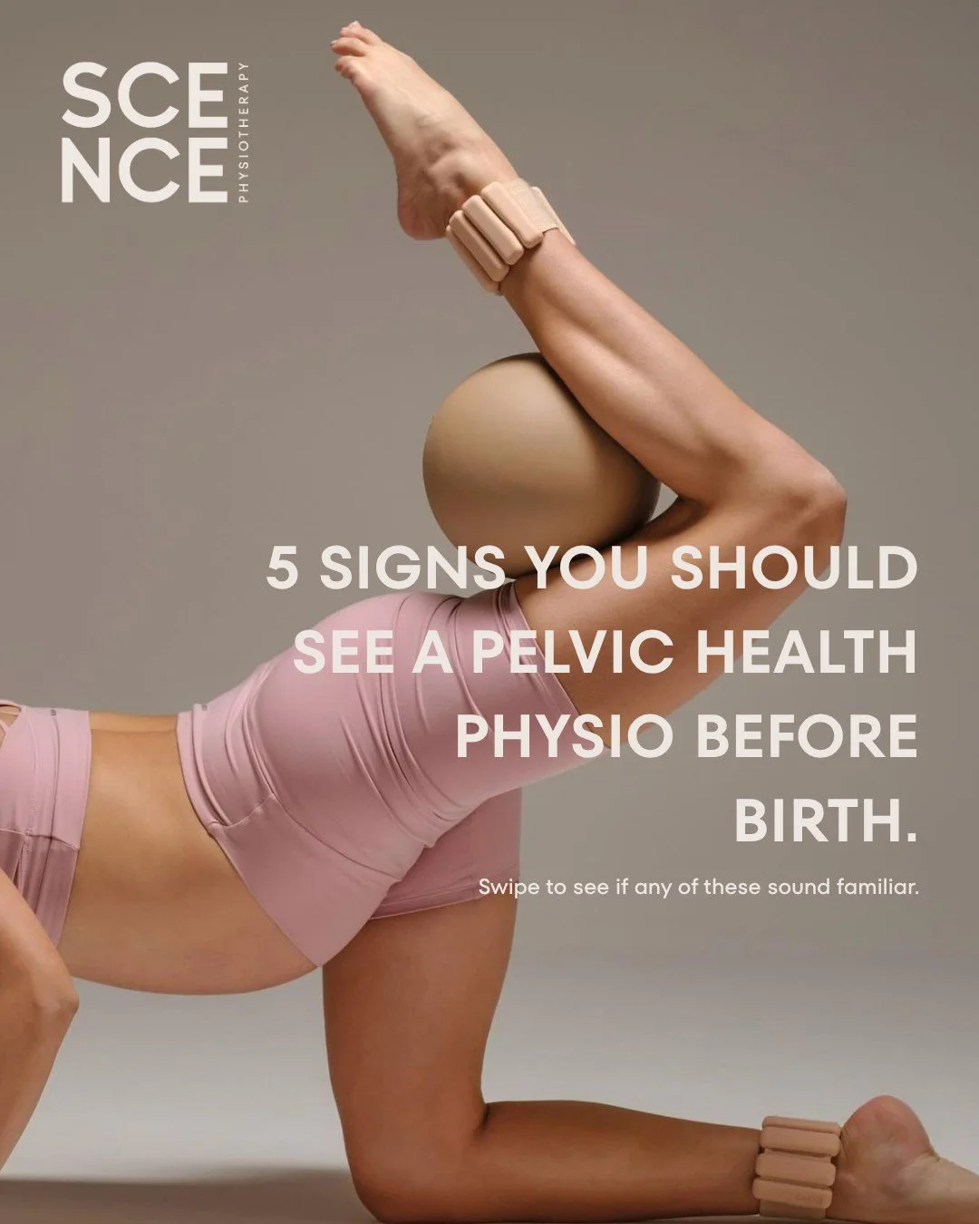 Most women wait until something goes wrong but prenatal pelvic physio can make birth easier, recovery fast, and postpartum life more comfortable. Swipe for 5 signs it's time to book - even if you feel completely find right now.

Save this to share wi