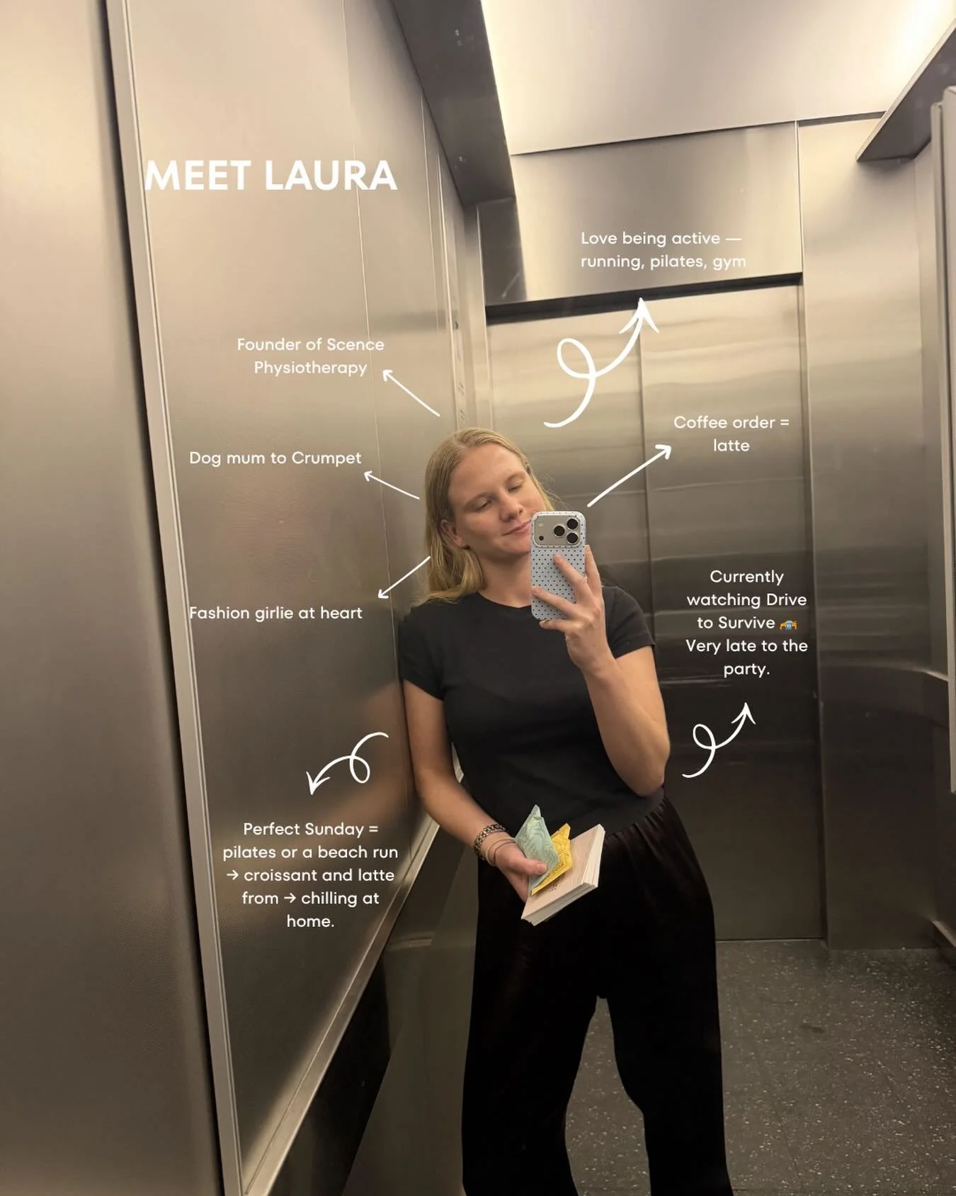 Hey 👋 popping on to say a little hi, especially with a few new faces around here. 

I&rsquo;m Laura, a pelvic health physio and founder of Scence Physiotherapy. 

I spend most of my days helping women feel strong, confident, and in control of their 