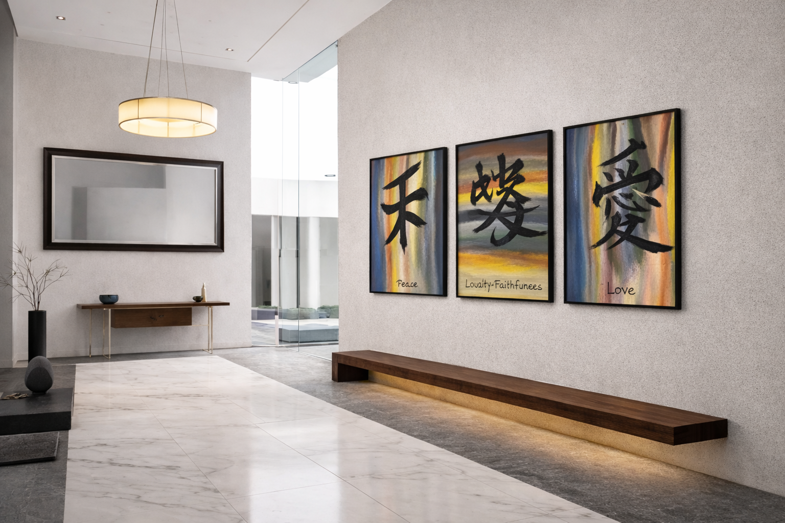 Kanji collection wall art.png