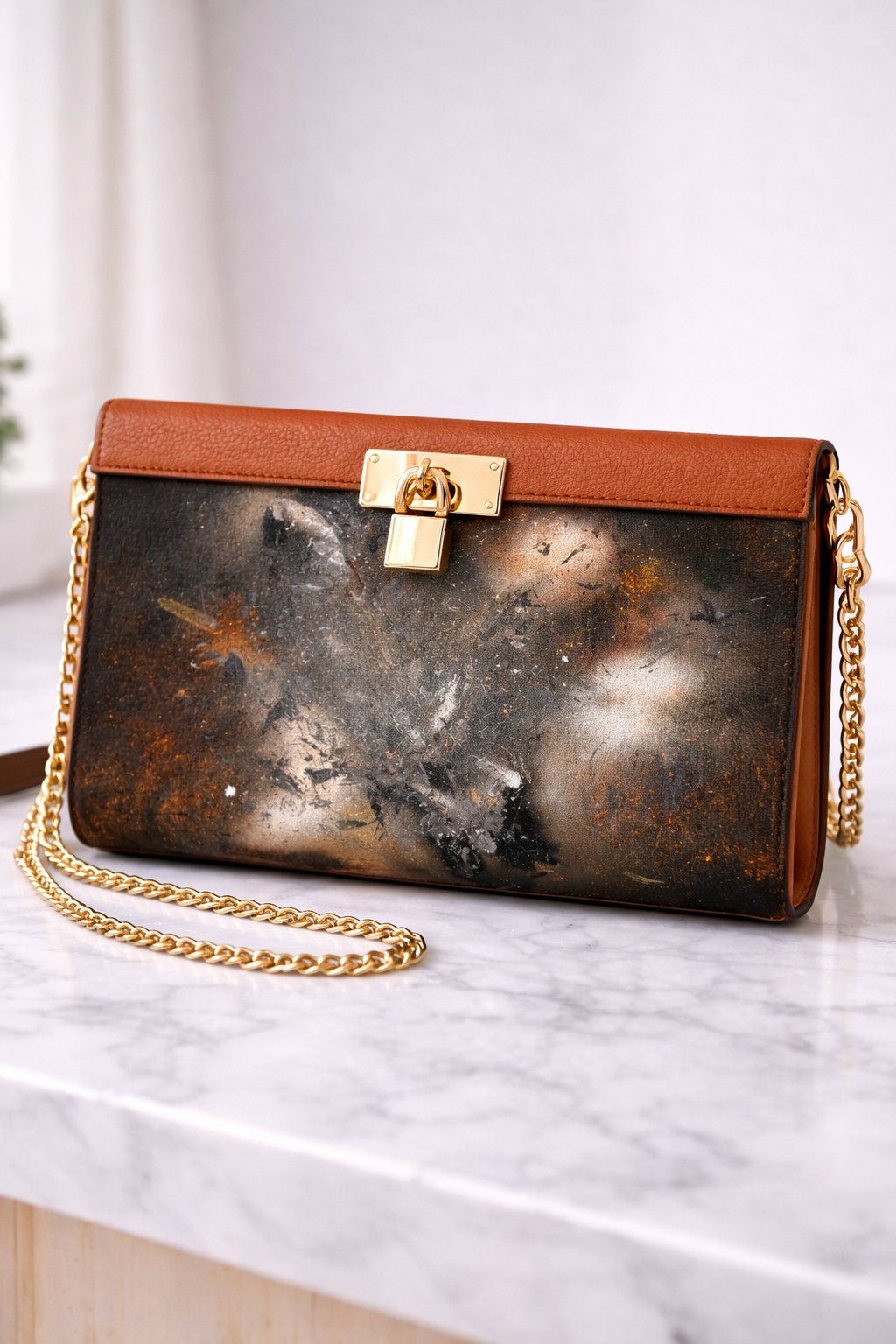 Intangible Ember clutch purse.png