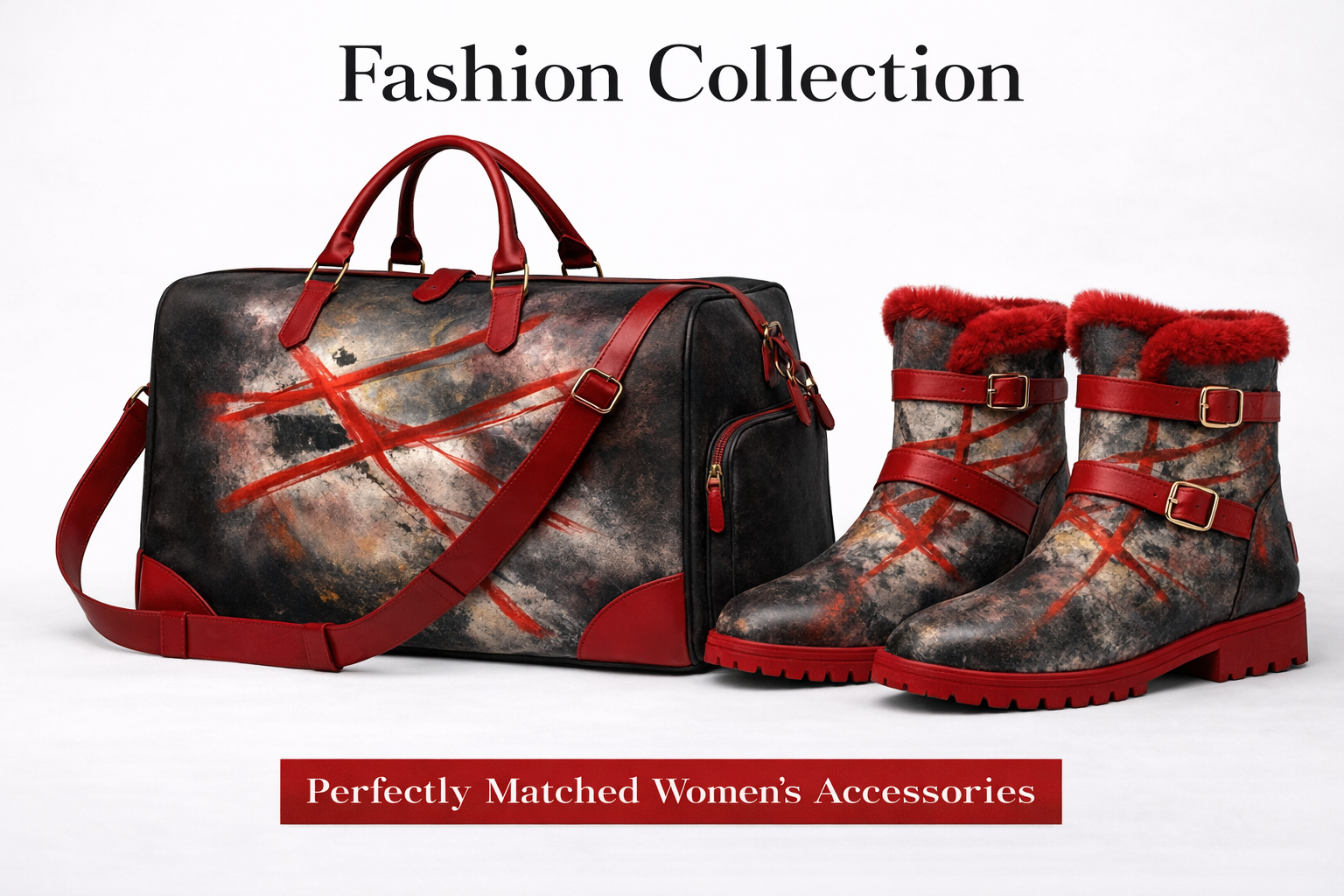 Stylized Momentum duffle bag and snow boots.png