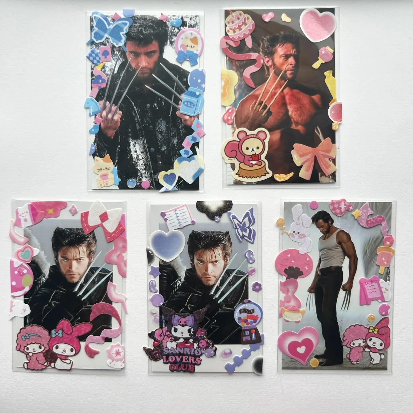 thank u for making the other wolvie cards sold out in a day 🥹&hearts;️ i really feel the love omggg

free untracked, 
$4.50 domestic tracked shipping 
or $15 int ship.

$6 ea, or 2 for $10
AVAILABILE - ♡ .  TAKEN - X

1st slide
x | x
♡ | ♡ | x

slid