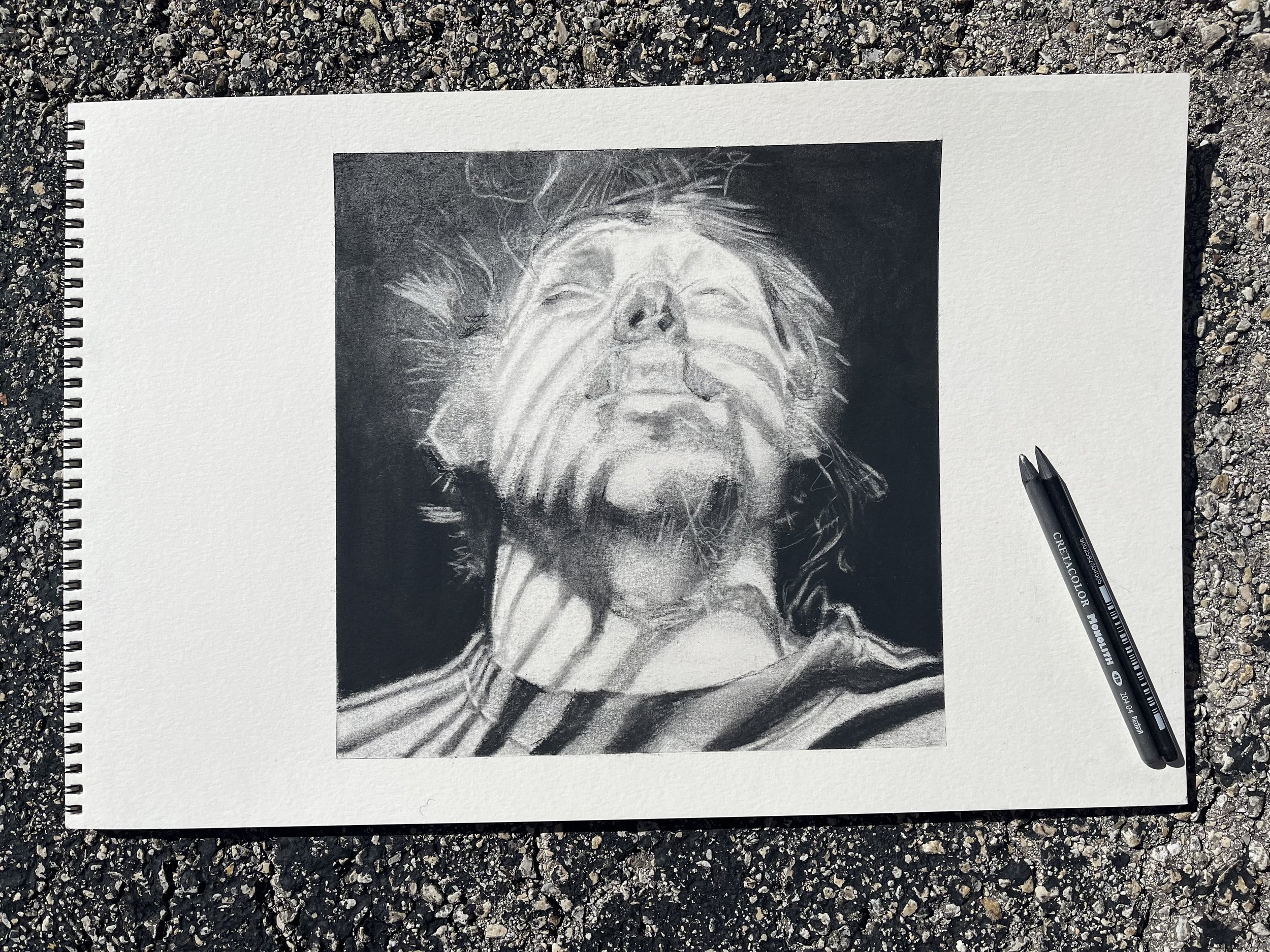 Portrait of Chris in Graphite