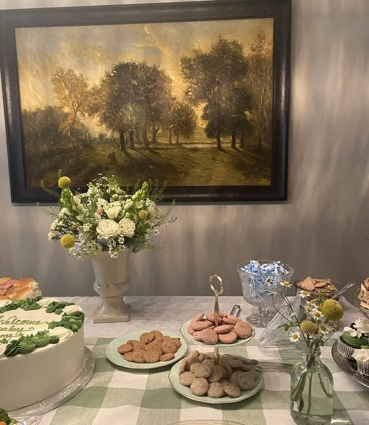 Baby Shower Table Florals