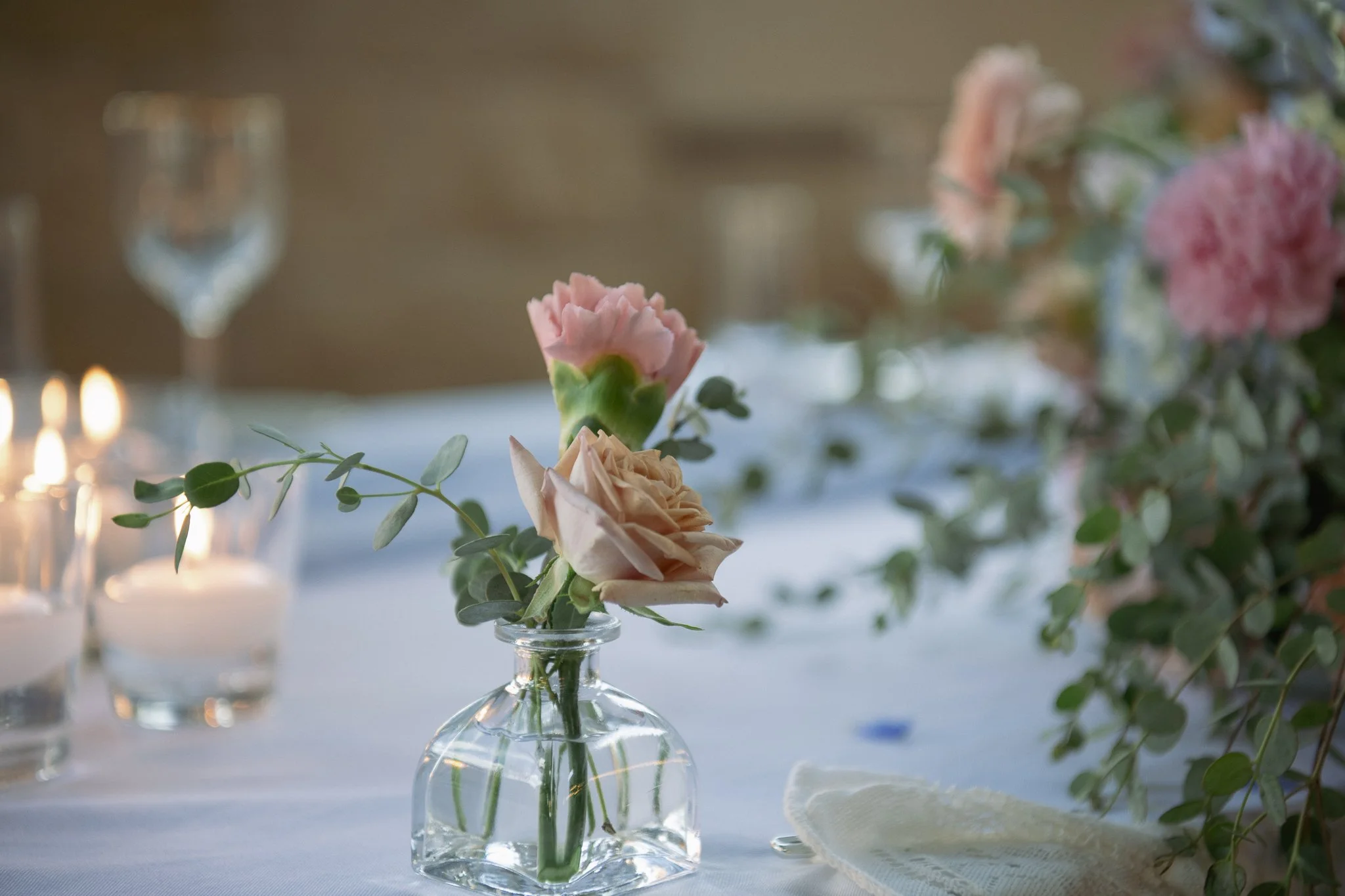 Budvases for Andrew and Ellie's Wedding
Photo taken by Thatcher Dorn Photo
