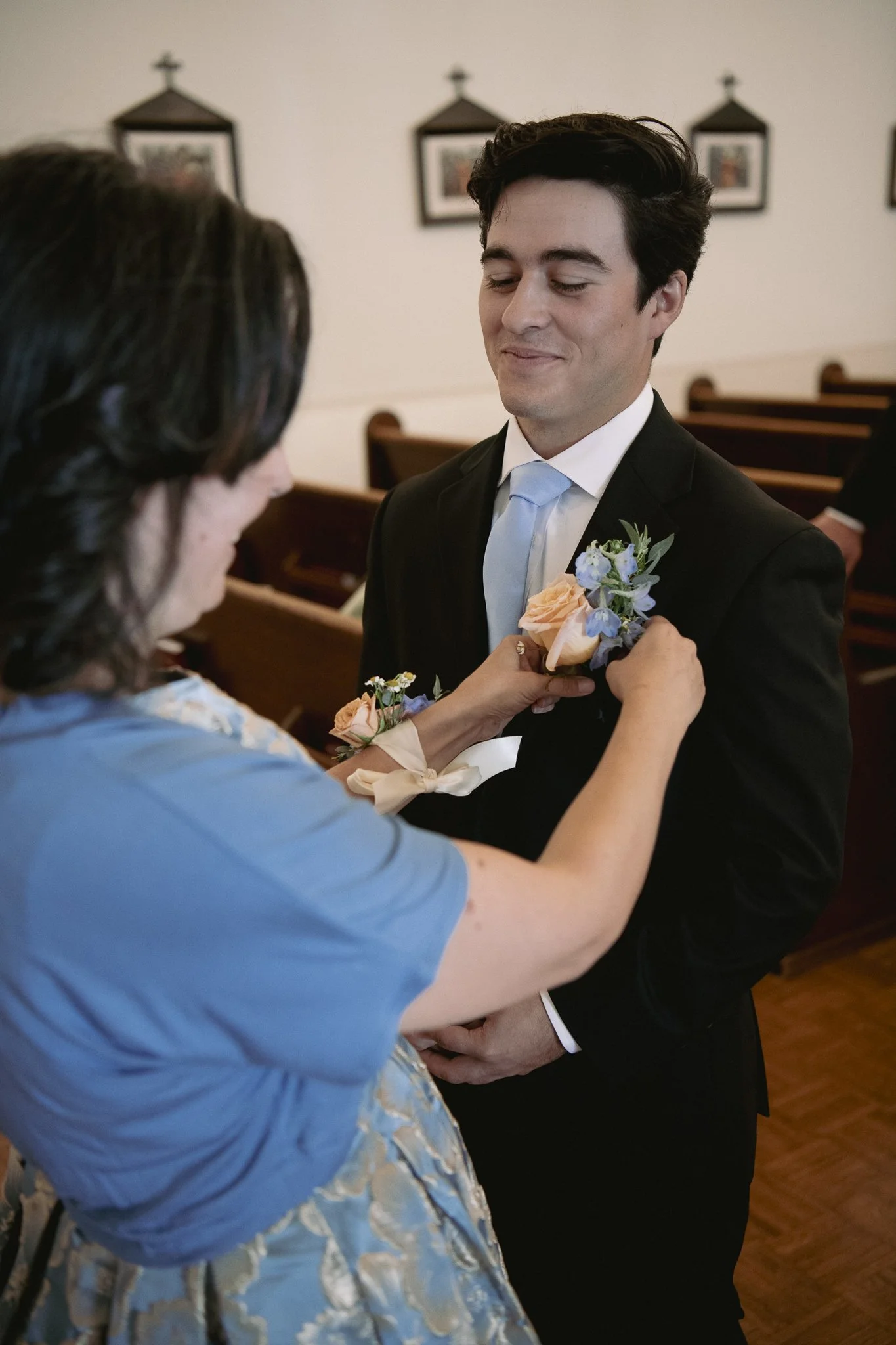 Groom Boutonnière for Andrew
Photo taken by Thatcher Dorn Photo