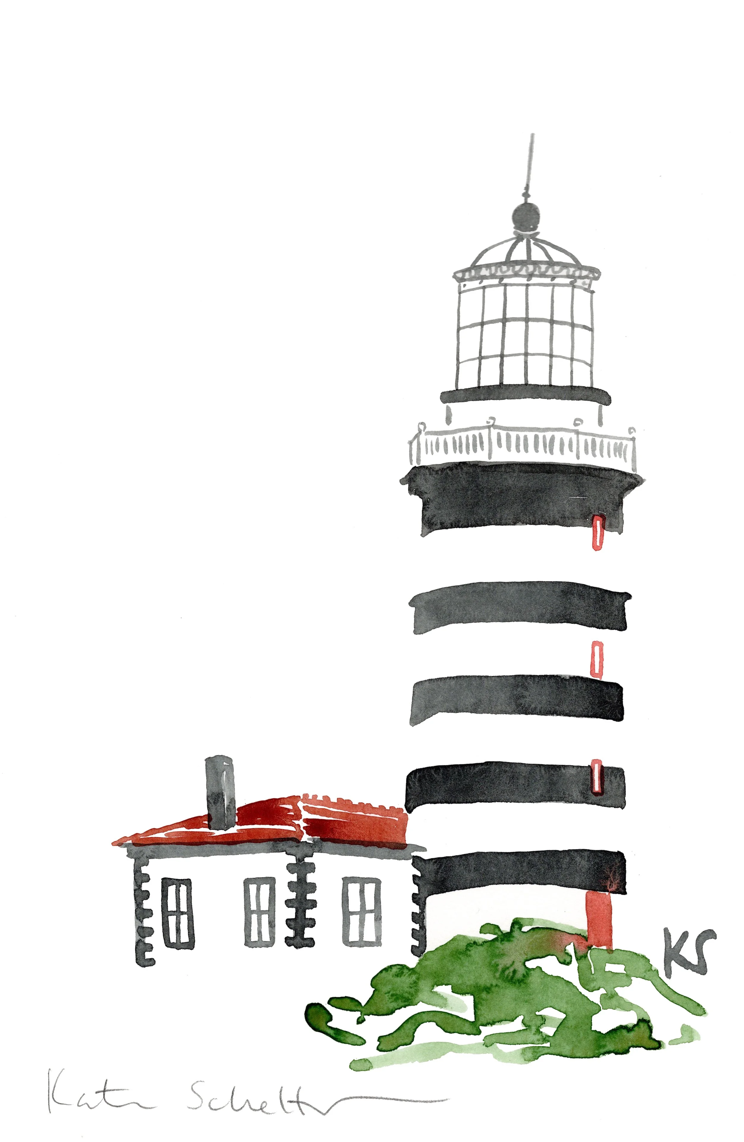 Şile Lighthouse (Şile Feneri) | 8" X 13"
