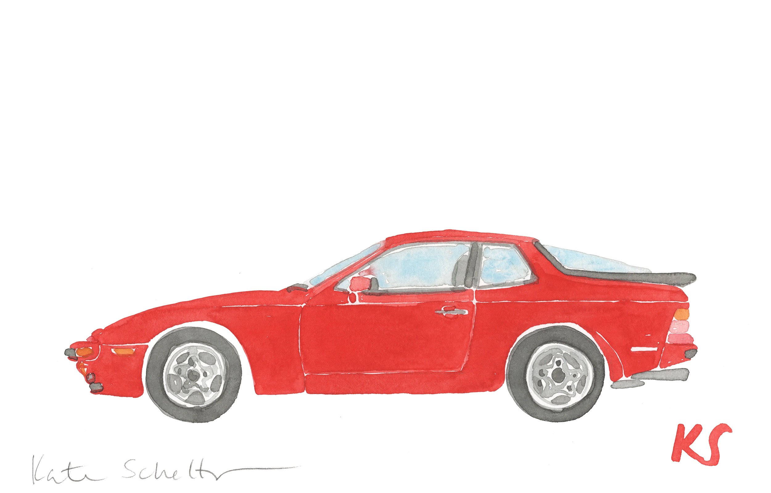 1983 Porsche 944 RED