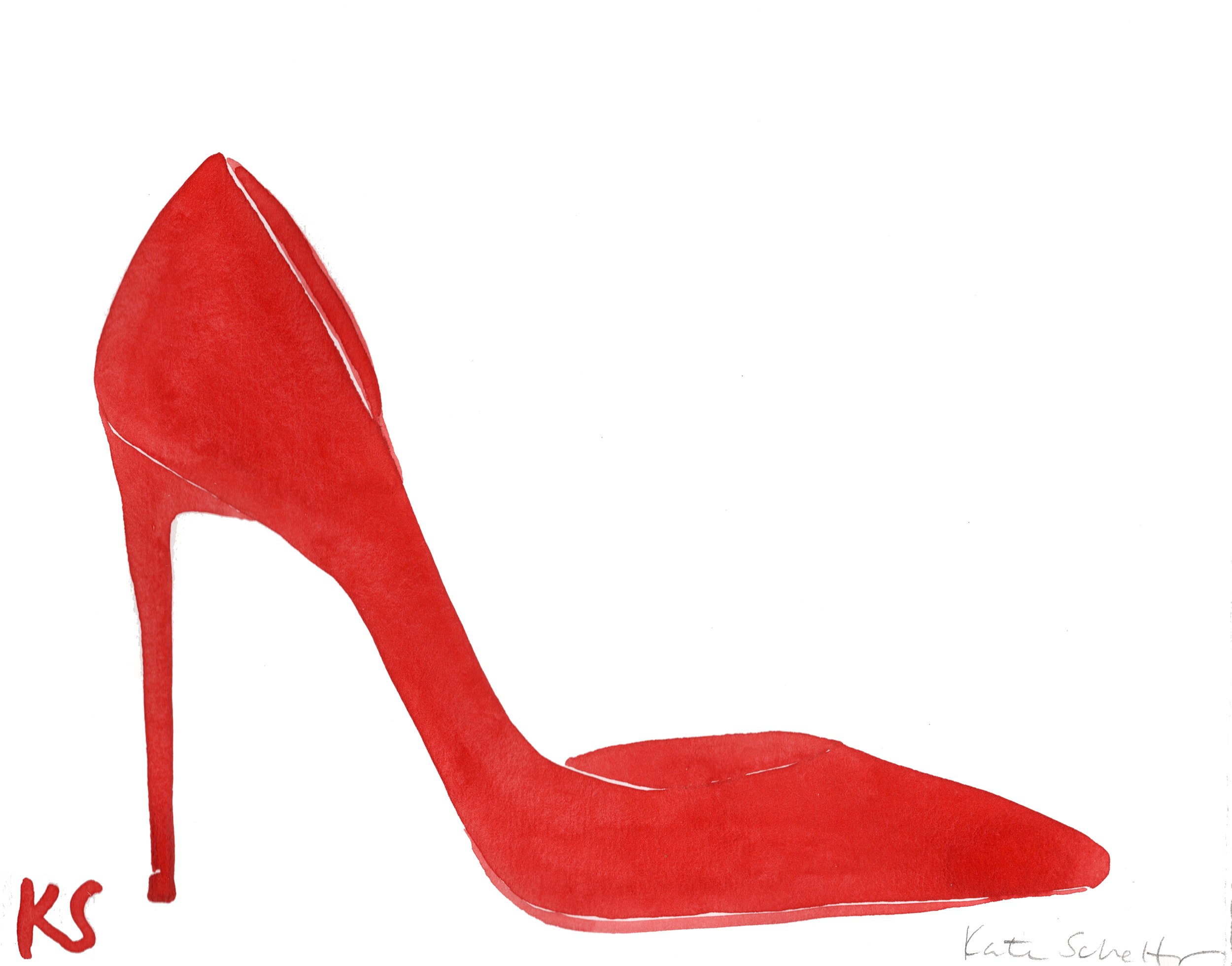 STILETTO HEEL RED