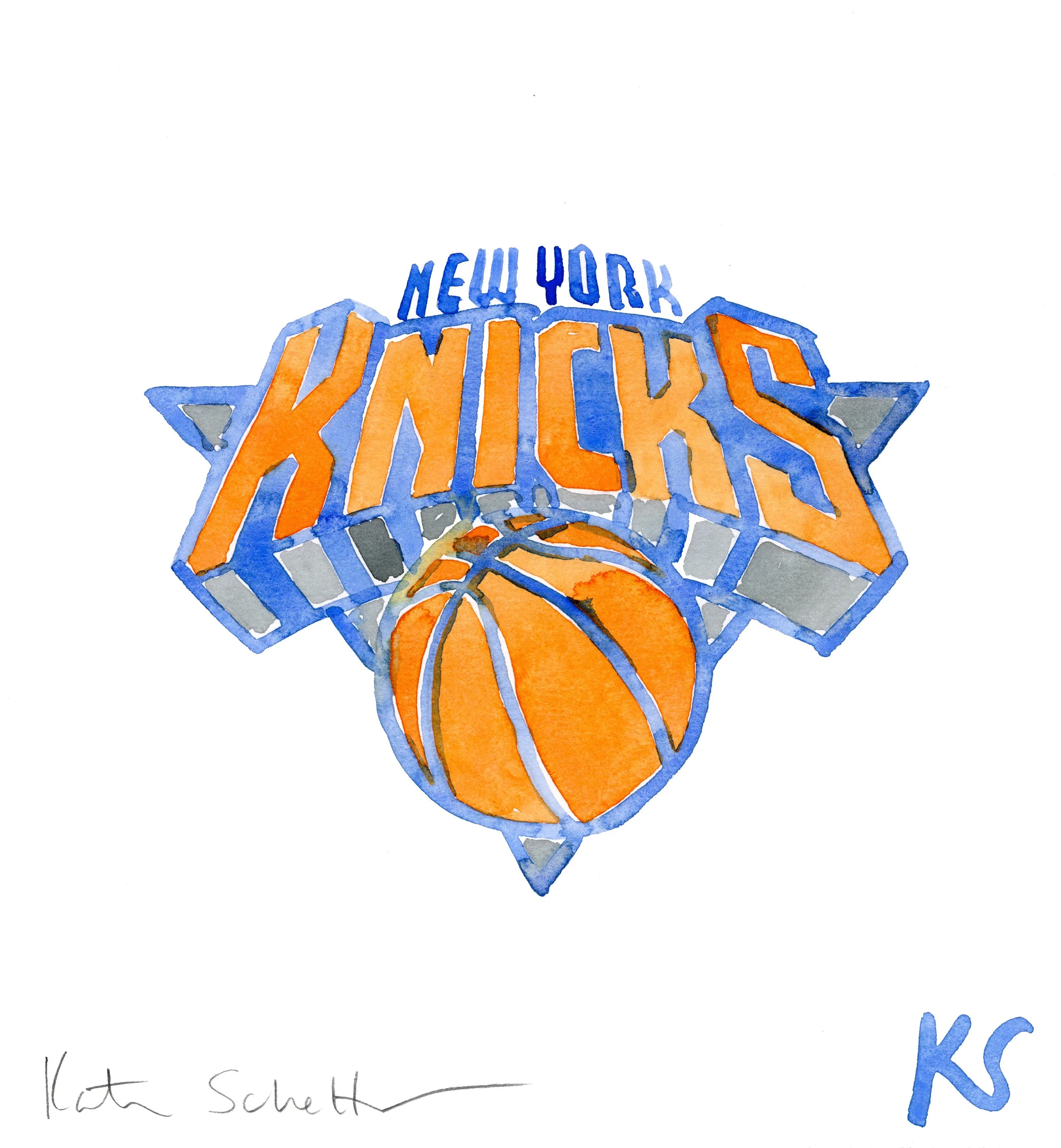 NEW YORK KNICKS LOGO | 8.25" X 9"