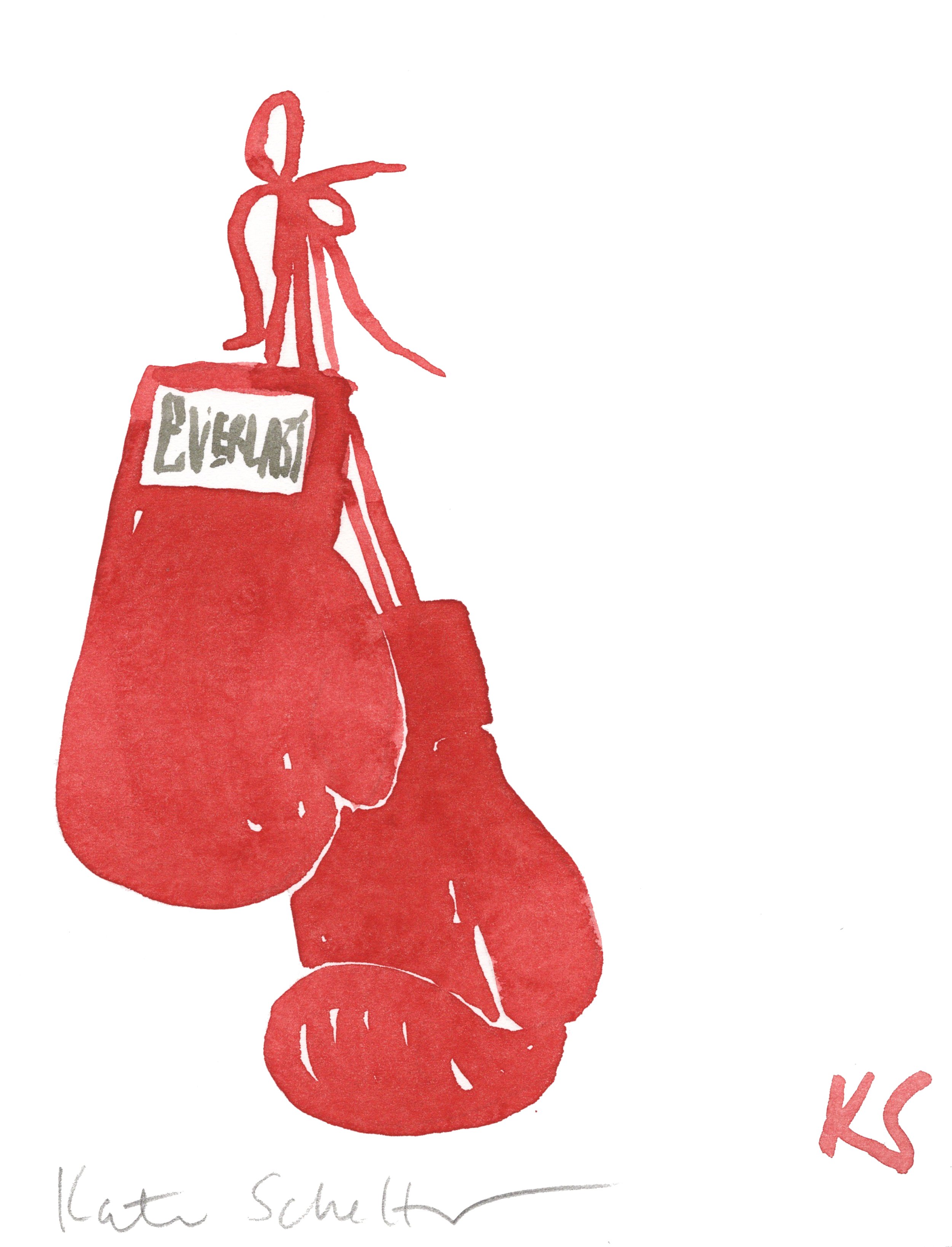 BOXING GLOVES RED